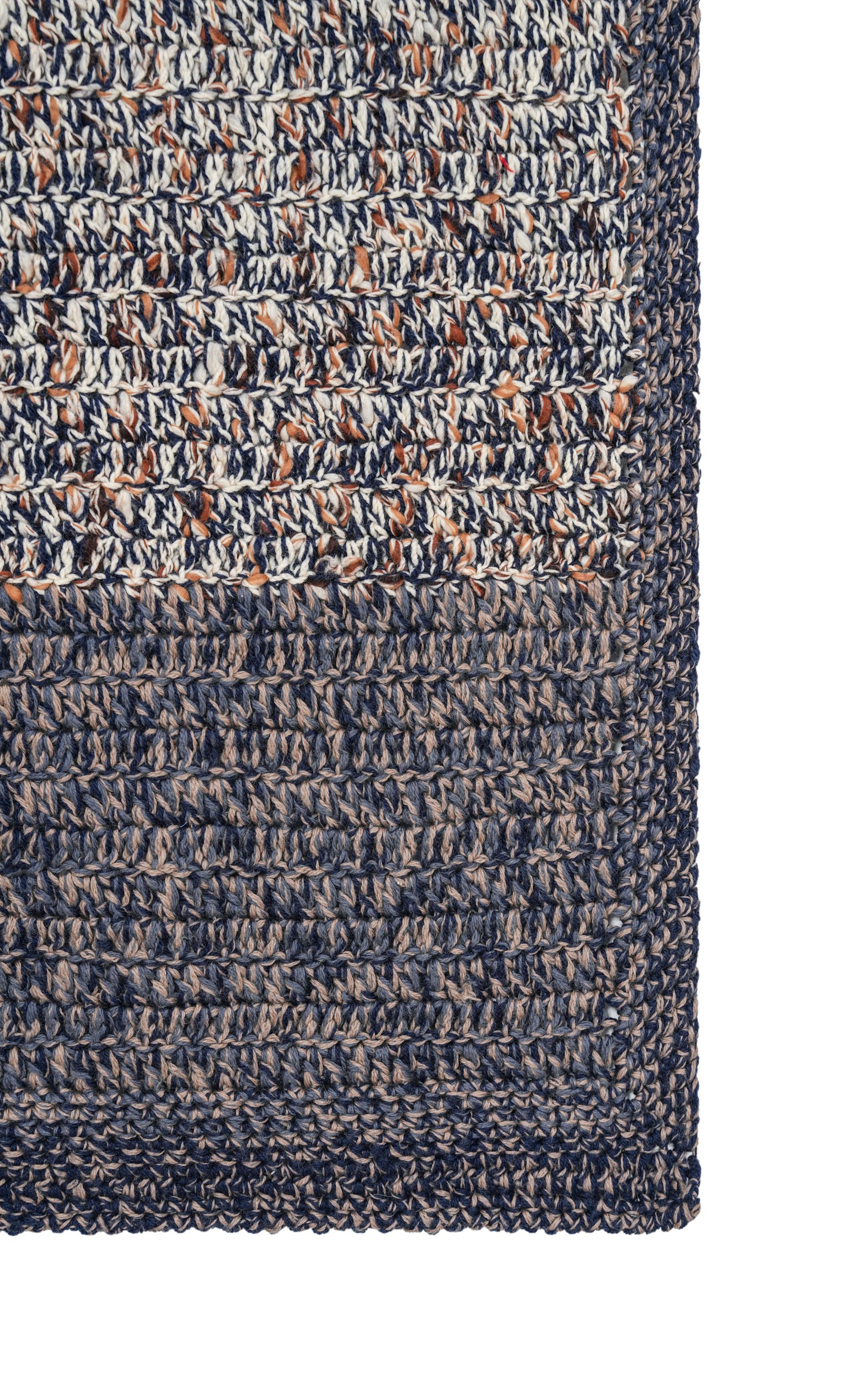 Vintage Scandinavian Blanket Textile 4'10" x 3'