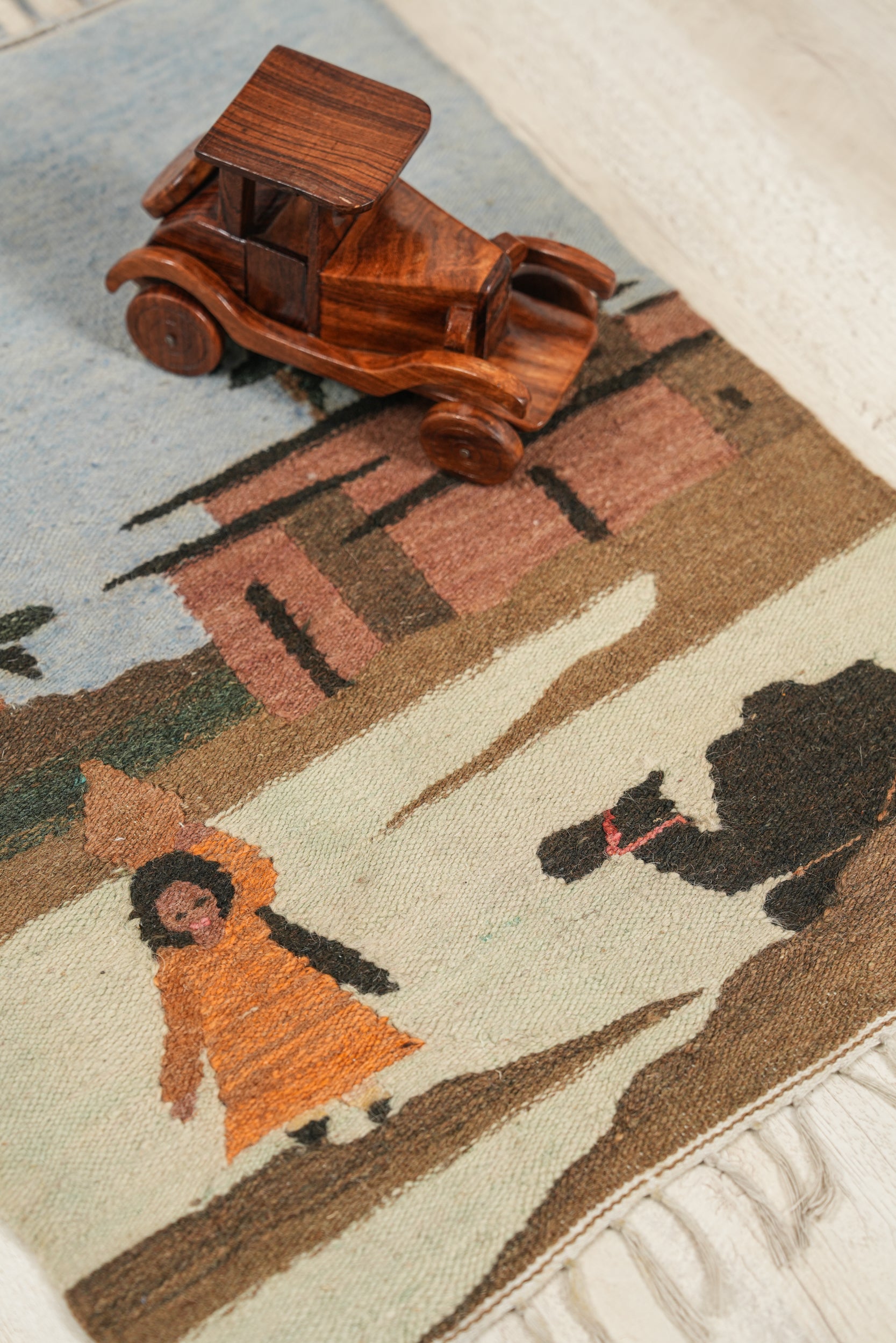 Vintage Egyptian Tapestry 2'3" x 1'8"