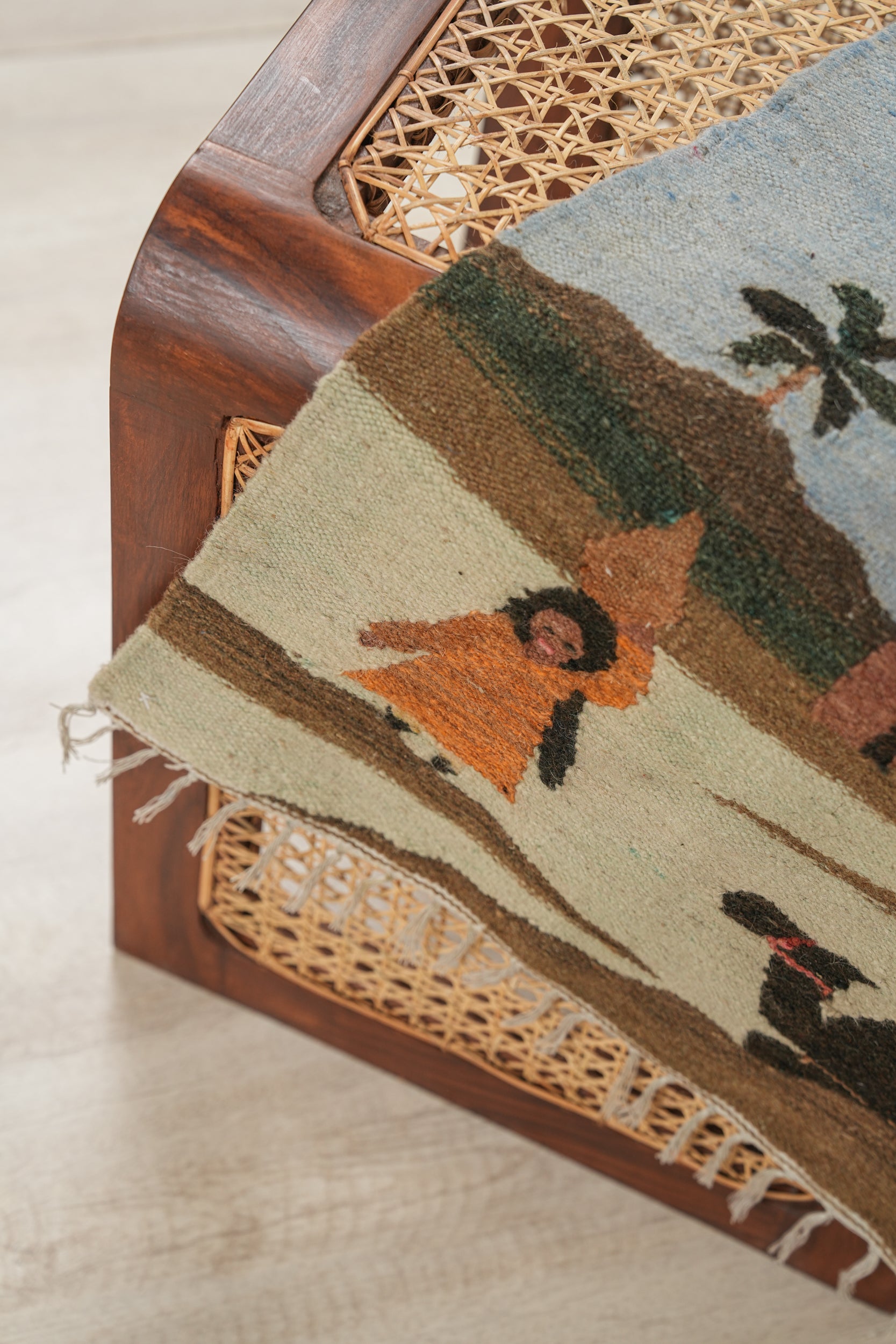 Vintage Egyptian Tapestry 2'3" x 1'8"