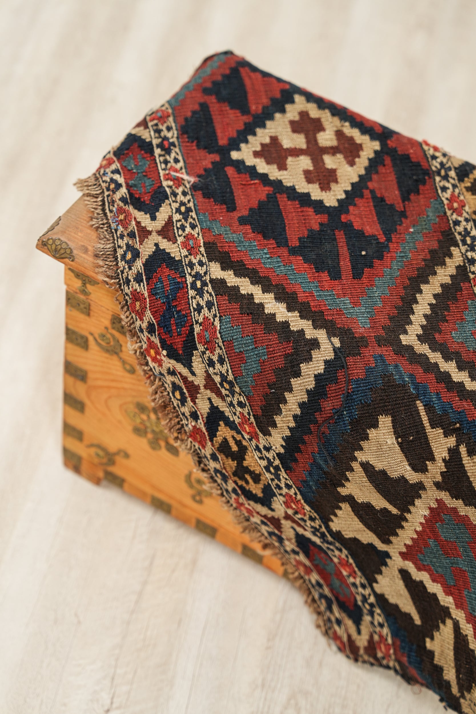 Antique Caucasian Shahsavan Mafrash Kilim 2'4" x 1'2"