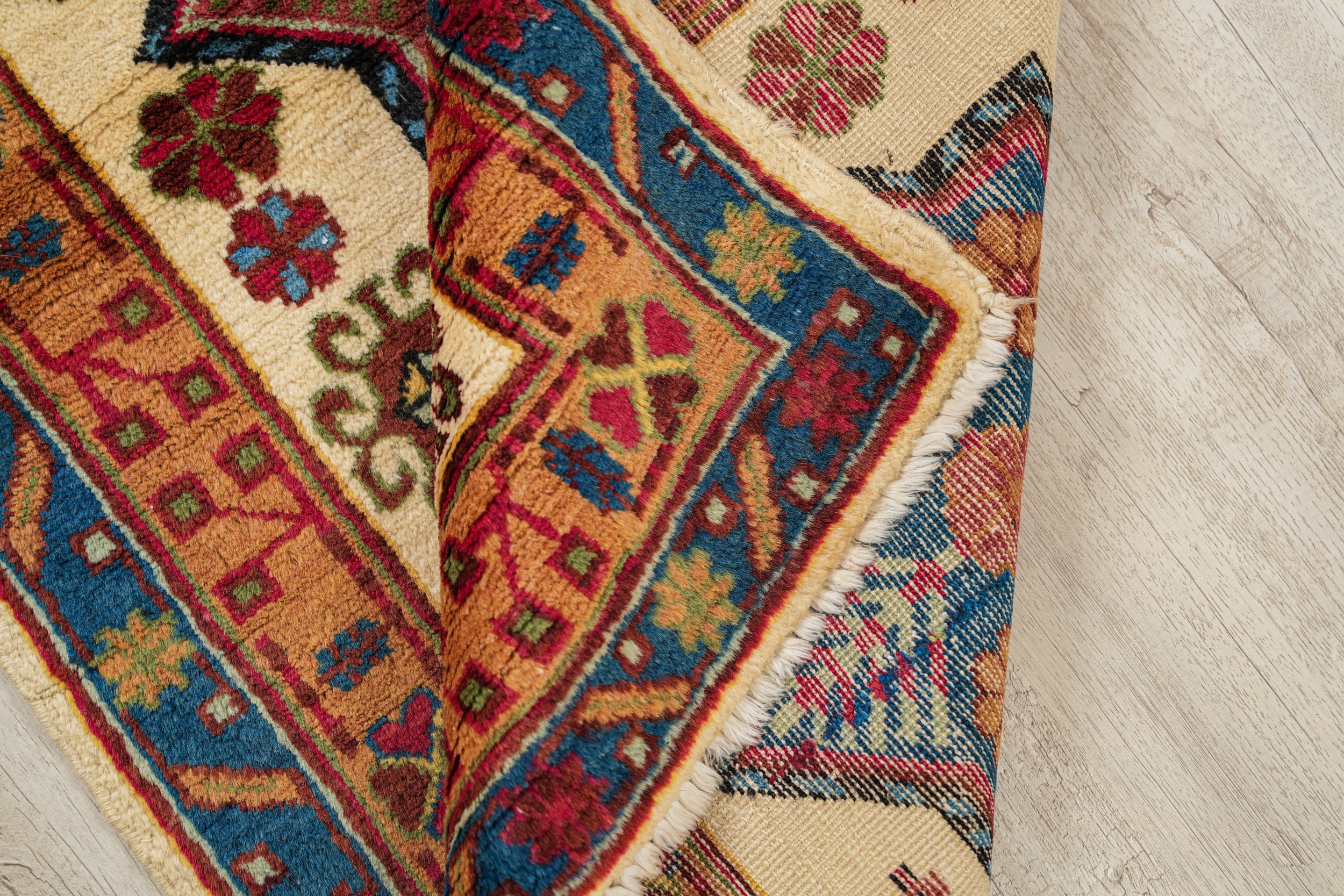 Vintage Turkish Shirvan Rug 4'5" x 2'3"