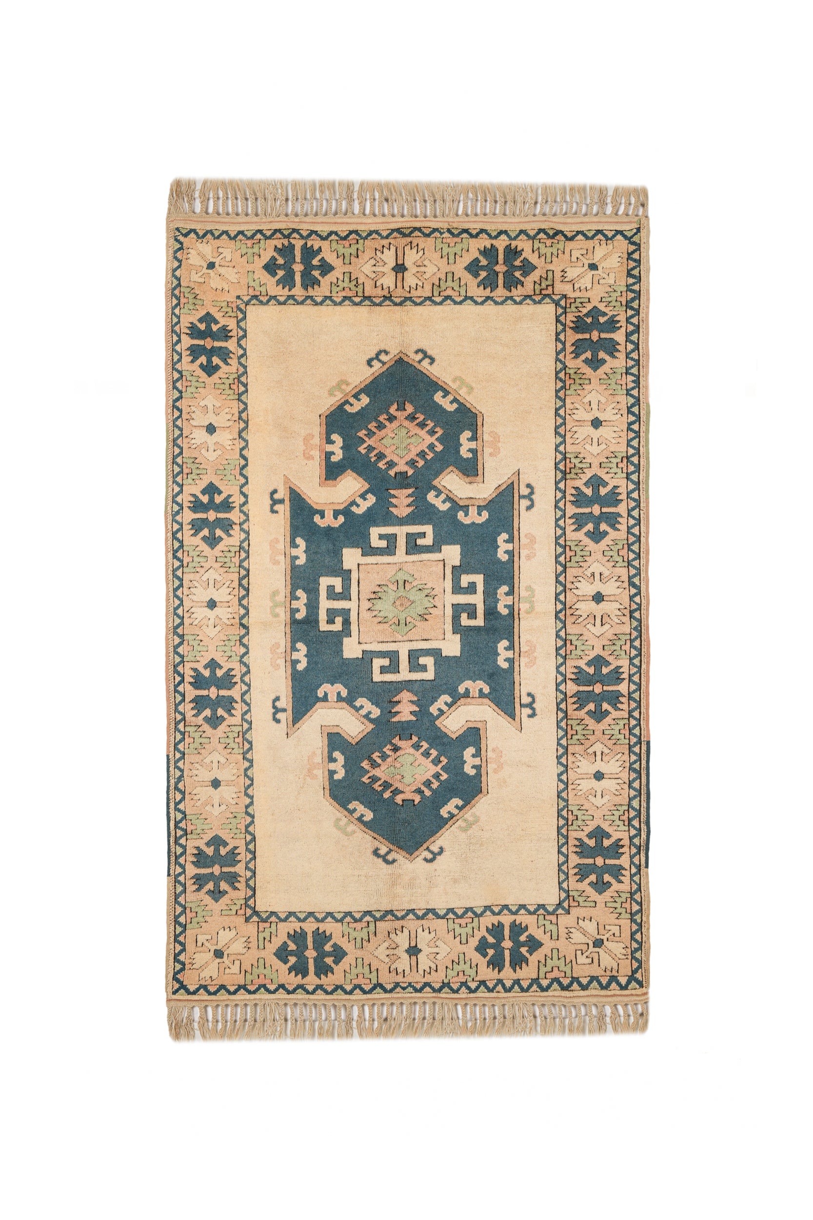 Vintage Turkish Kazak Rug 8' X 5'2"