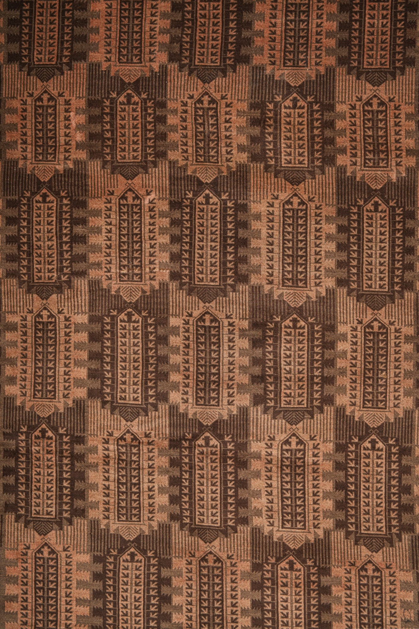 Vintage Turkmen Rug 12'9" x 10'3"