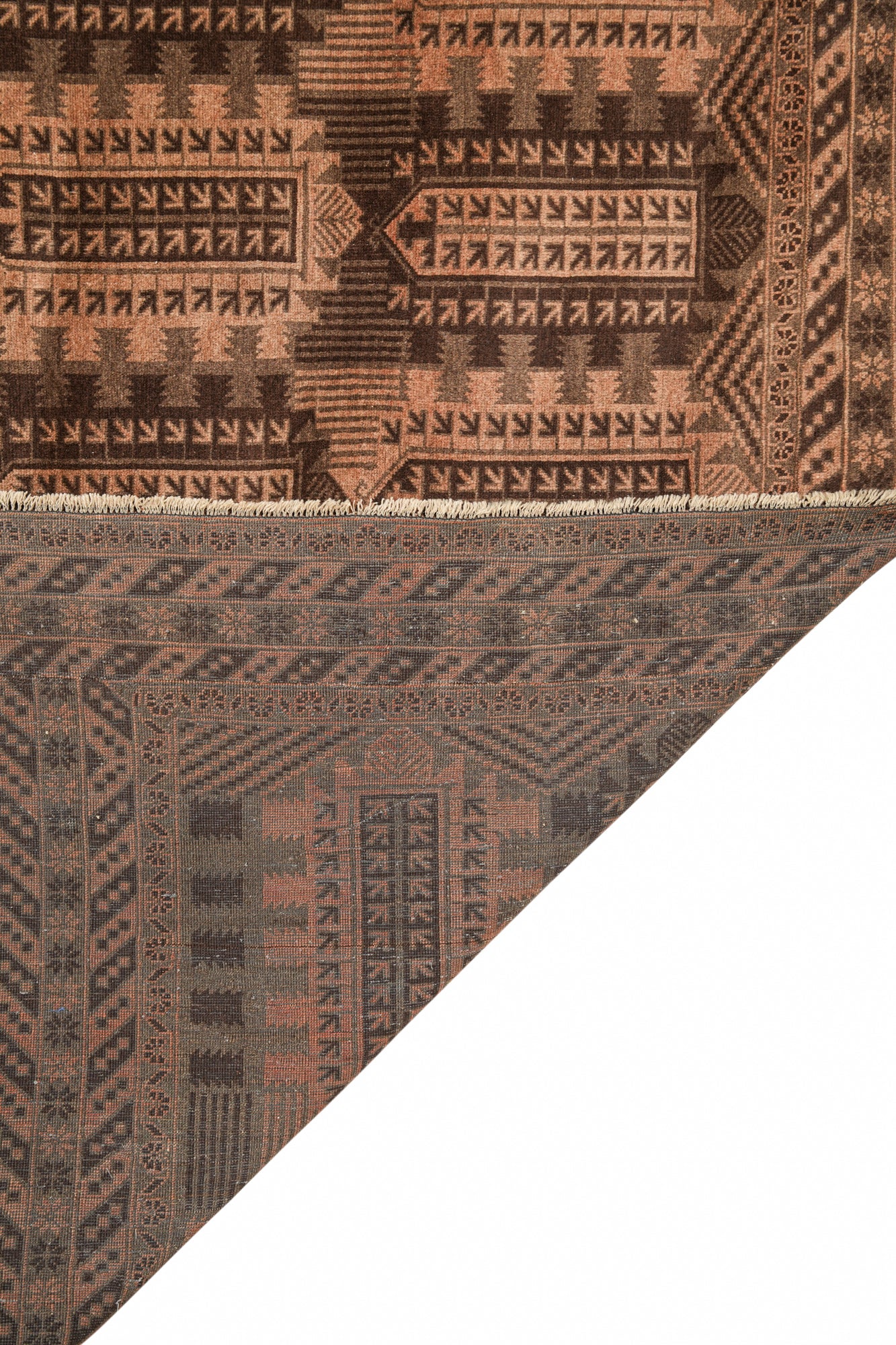 Vintage Turkmen Rug 12'9" x 10'3"