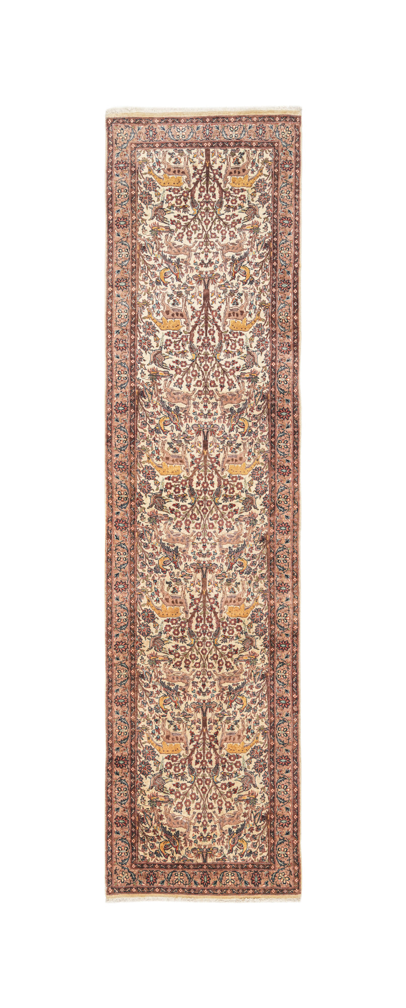 Vintage Pakistani Runner Rug 10'6" x 2'7"