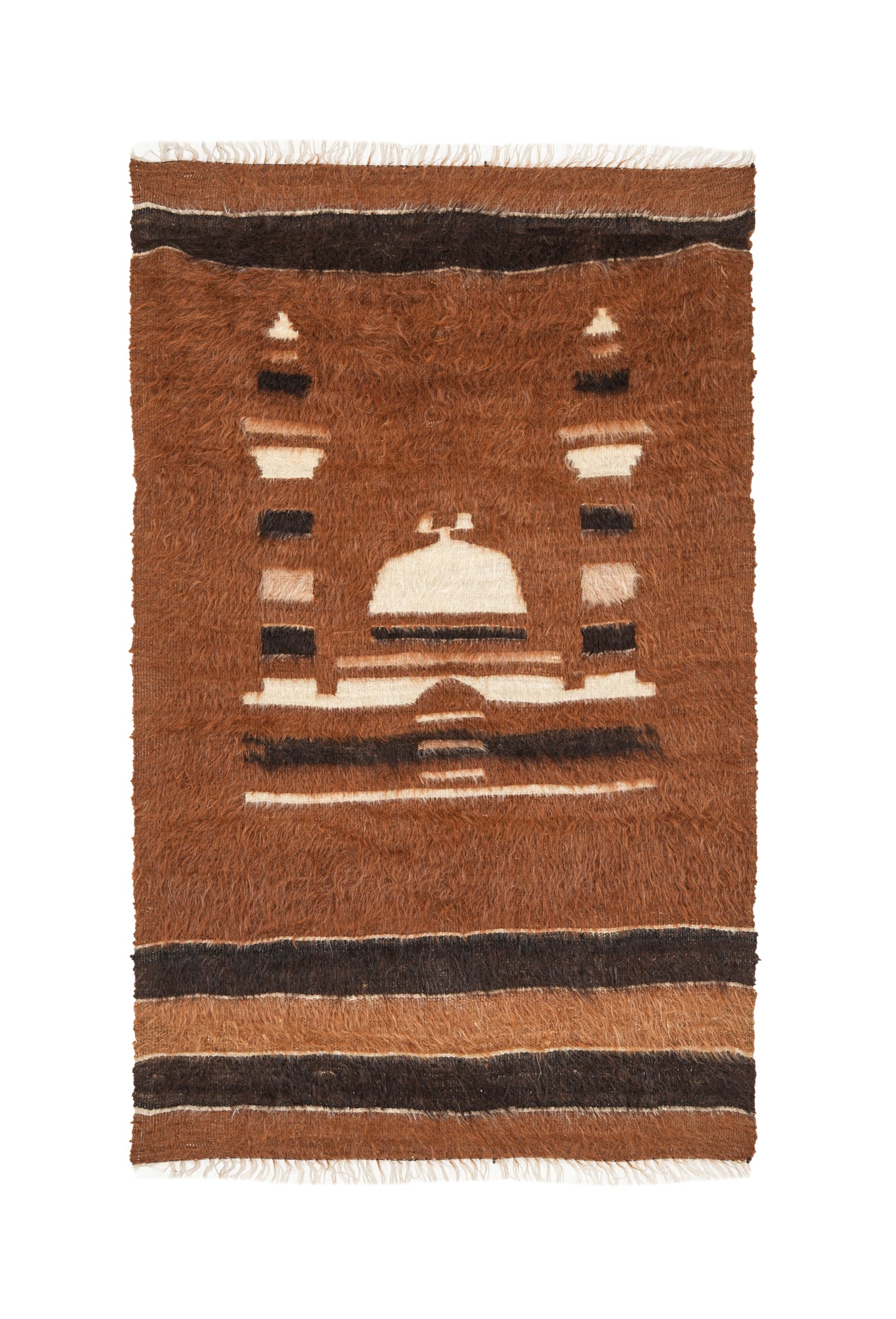 Vintage Turkish Siirt Rug 3'3" x 2'2"