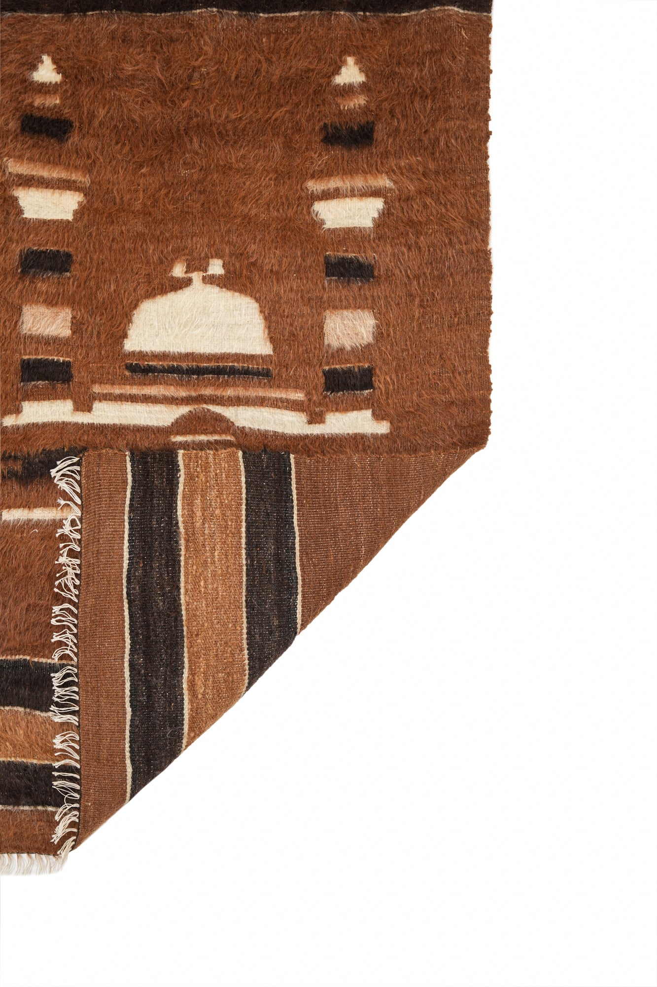 Vintage Turkish Siirt Rug 3'3" x 2'2"