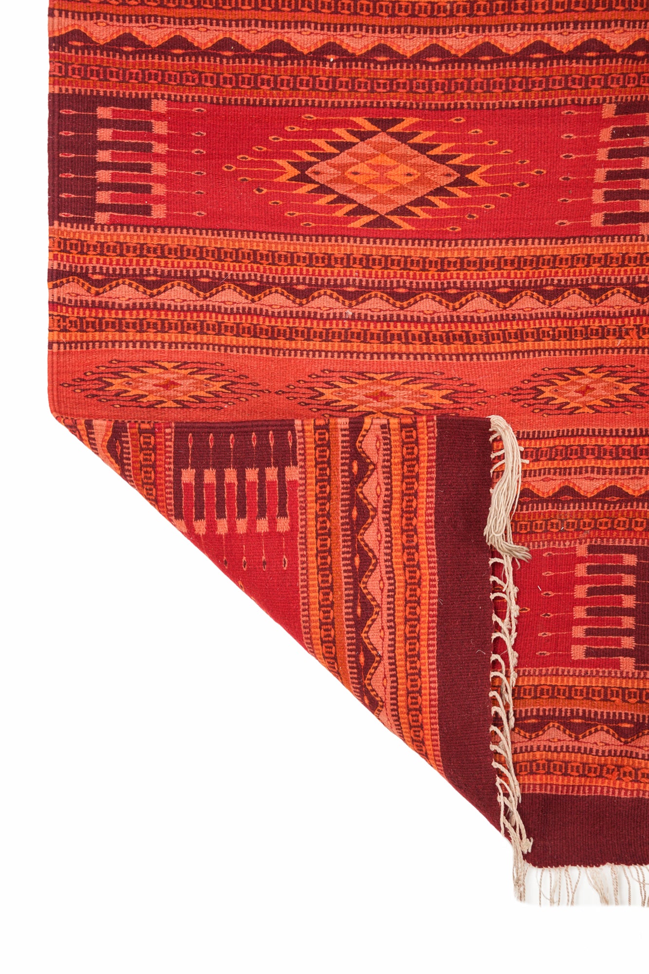 Vintage Mexican Zapotec Kilim 5'3" x 2'6"
