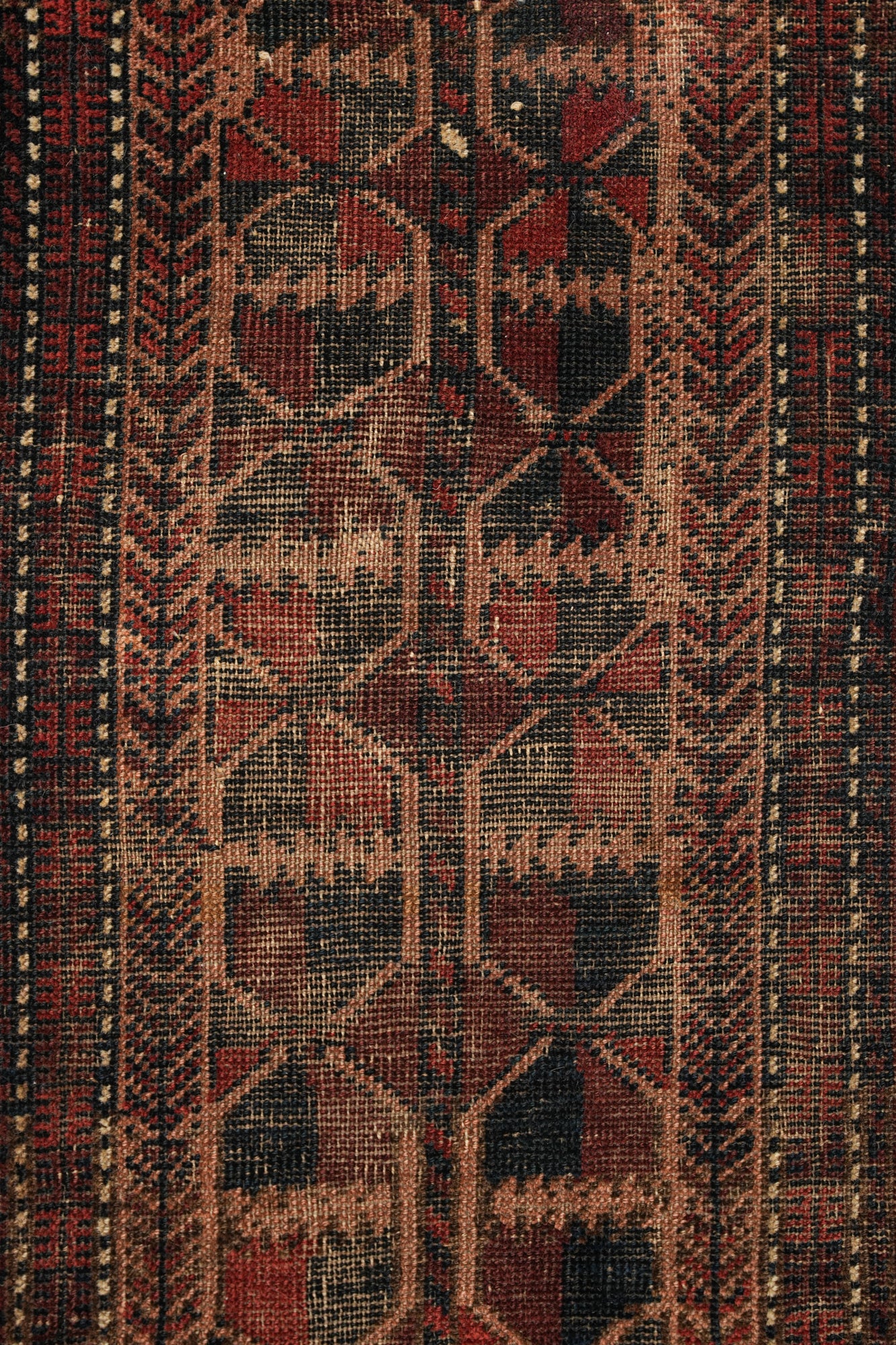Antique Baloch Tribal Rug 2'7" x 1'2"