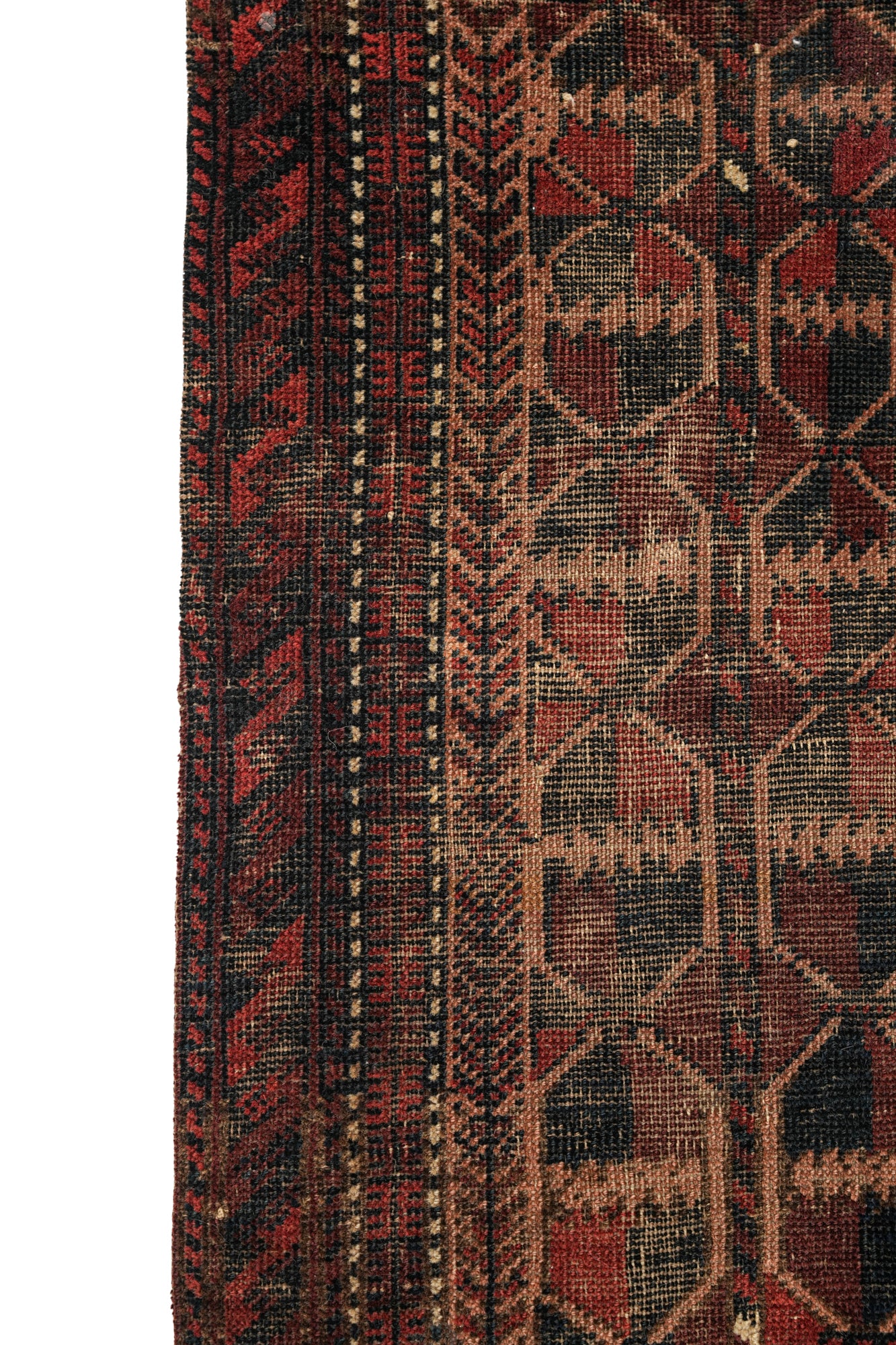 Antique Baloch Tribal Rug 2'7" x 1'2"