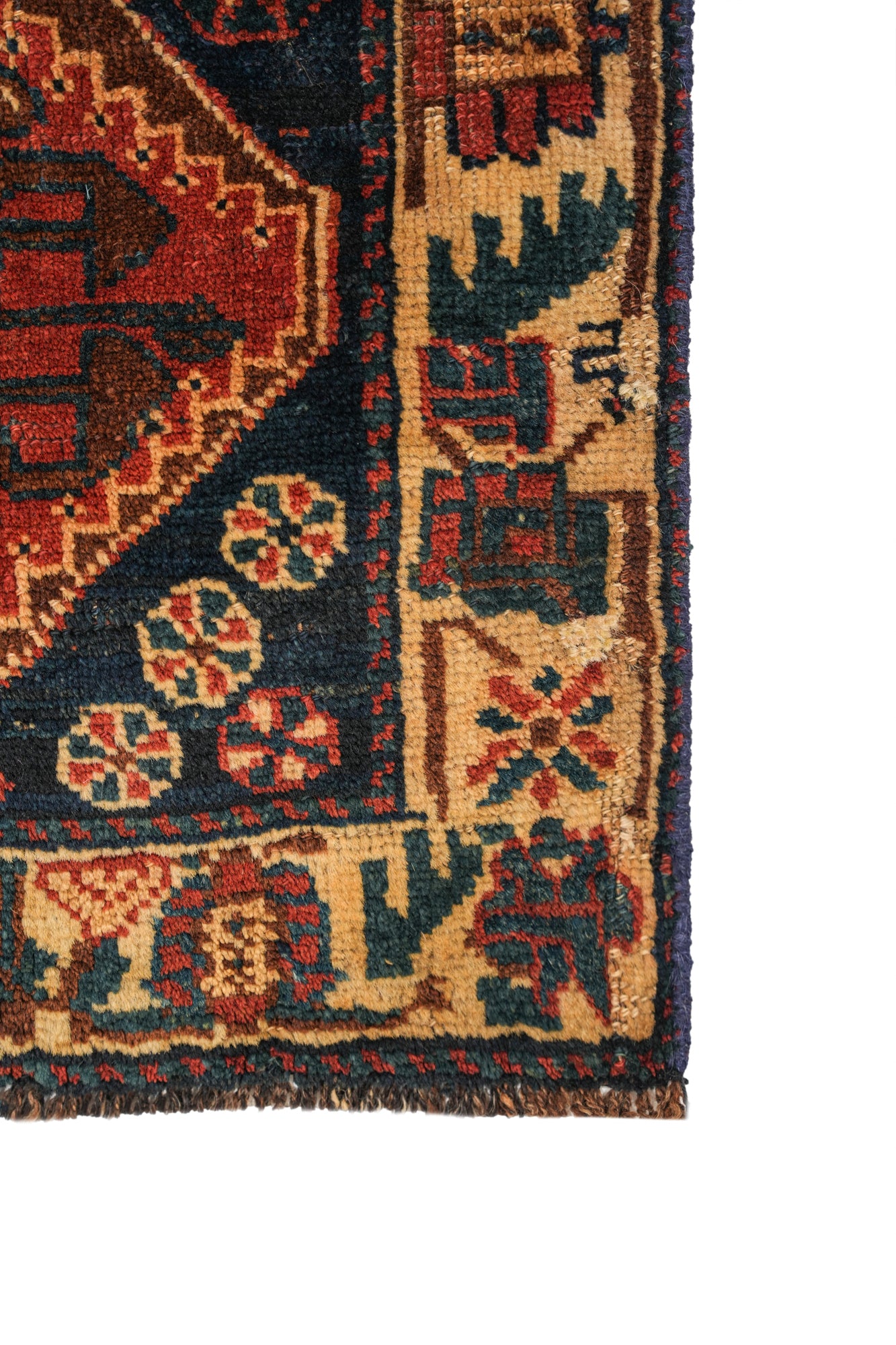 Antique Kurd Bagface Rug 1'9" x 1'10"