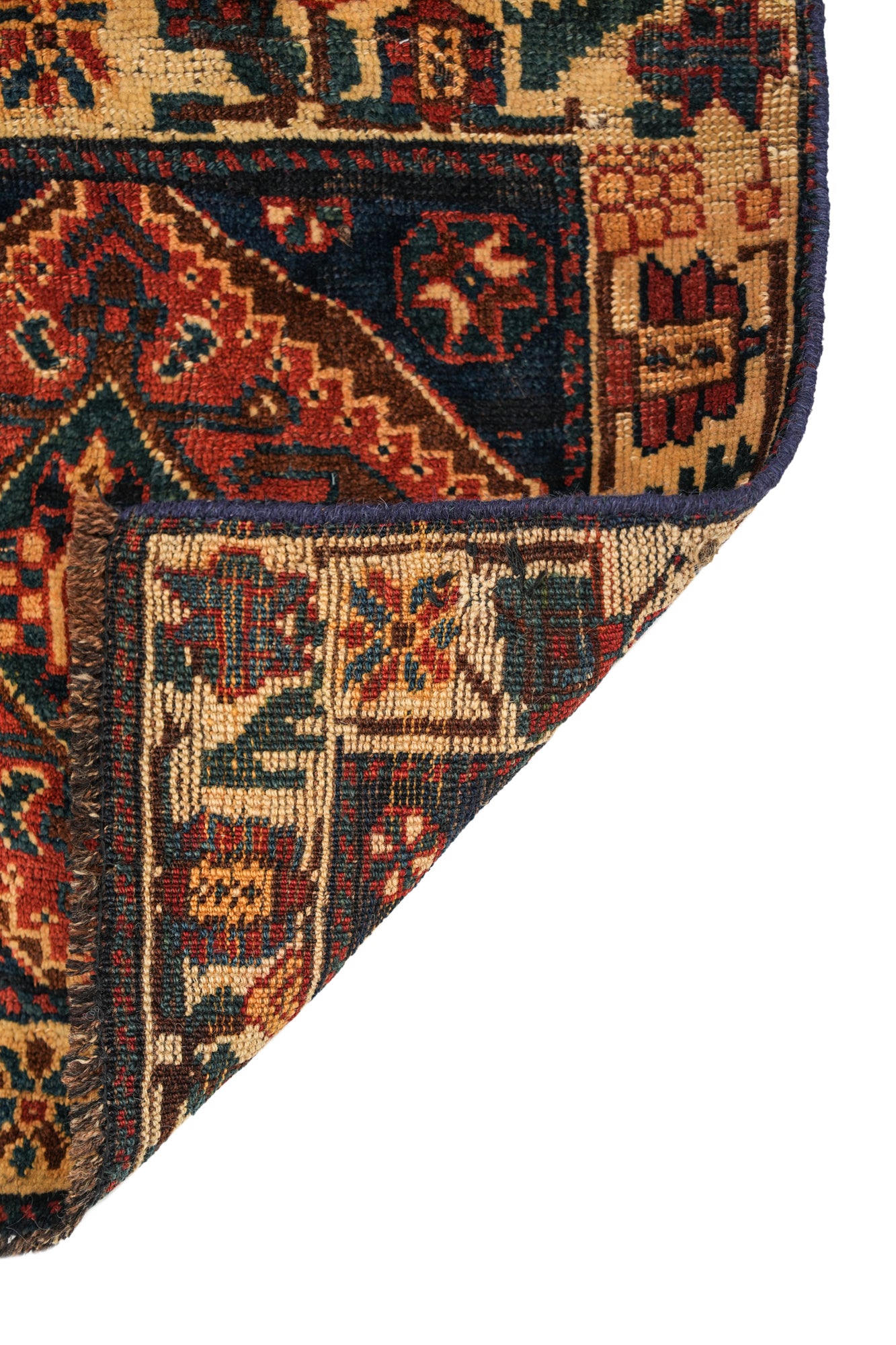 Antique Kurd Bagface Rug 1'9" x 1'10"