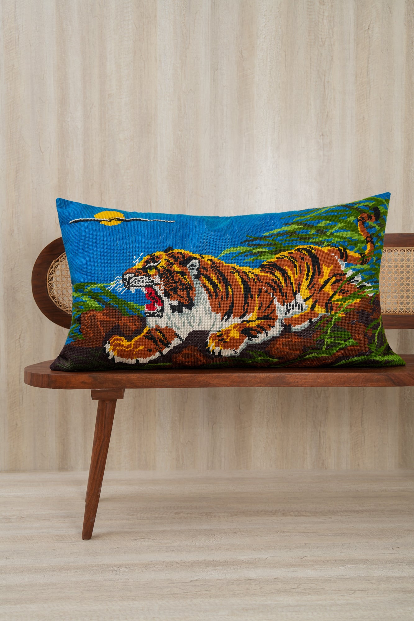 Vintage KOREAN LUMBAR Cushion 3'3" x 1'10"