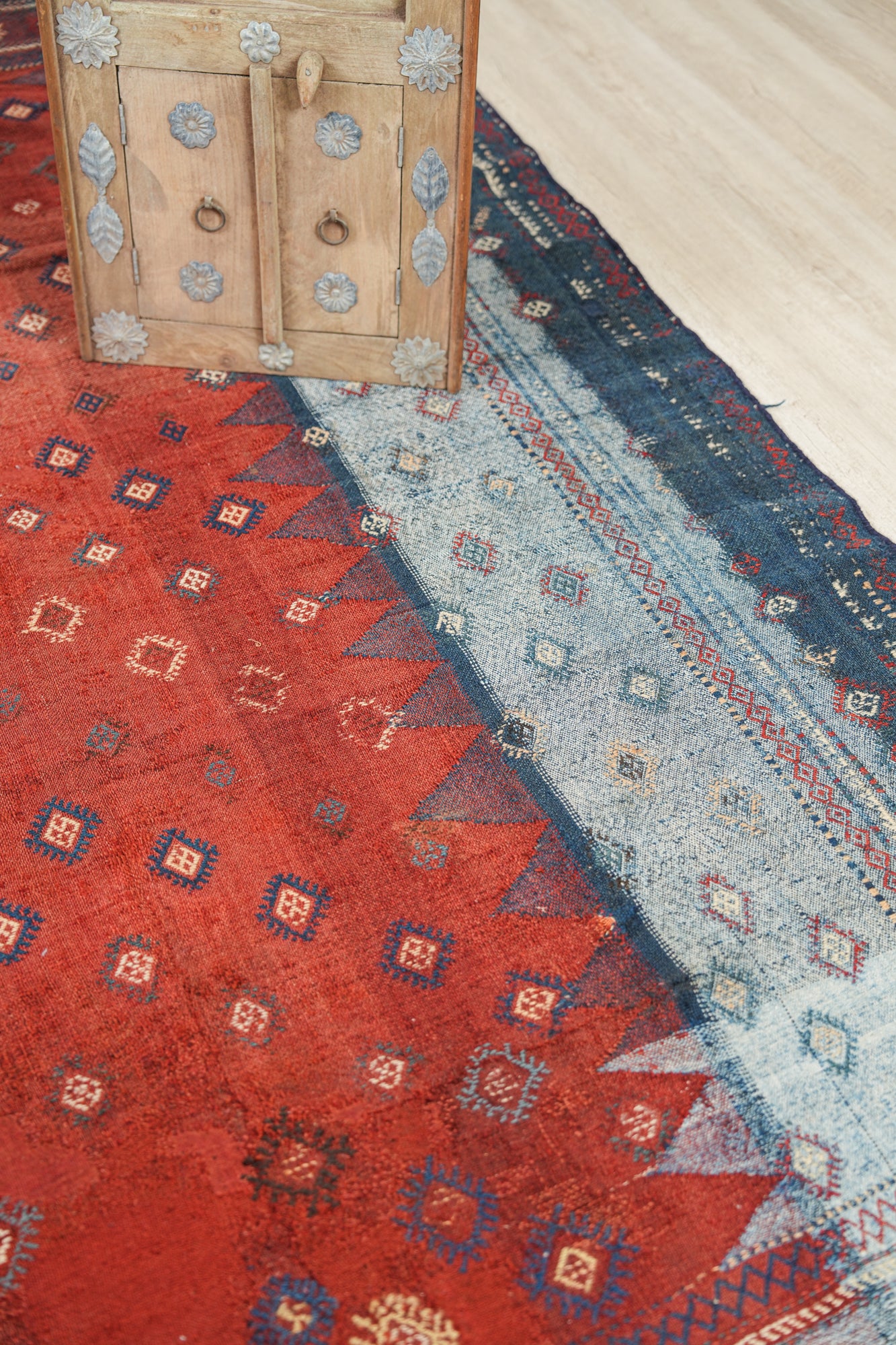Antique Caucasian Verni Kilim 7'7" x 5'5"