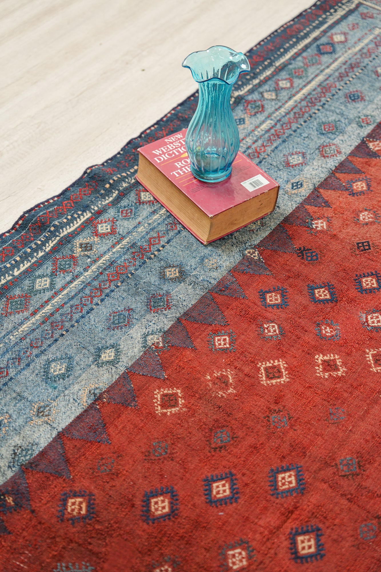 Antique Caucasian Verni Kilim 7'7" x 5'5"