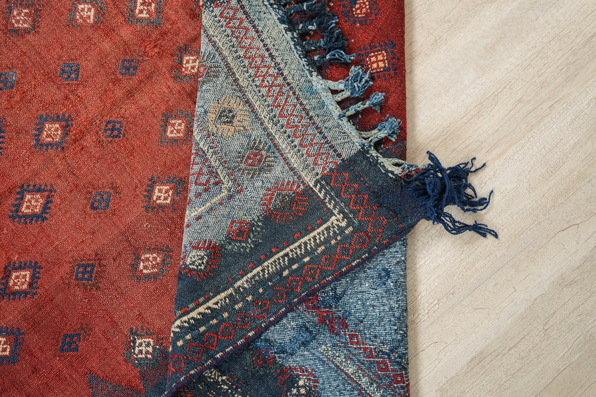 Antique Caucasian Verni Kilim 7'7" x 5'5"