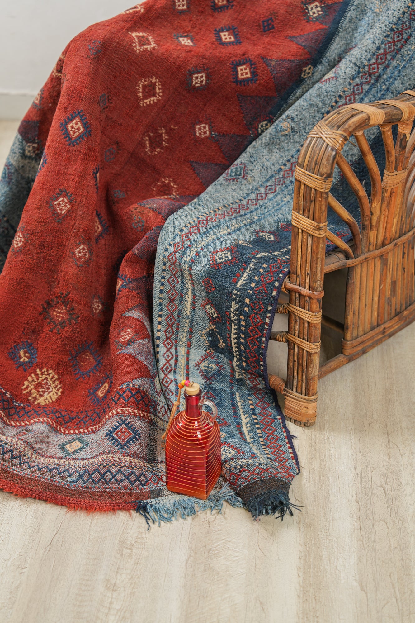 Antique Caucasian Verni Kilim 7'7" x 5'5"