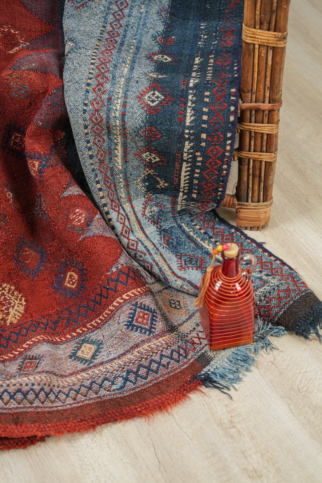 Antique Caucasian Verni Kilim 7'7" x 5'5"