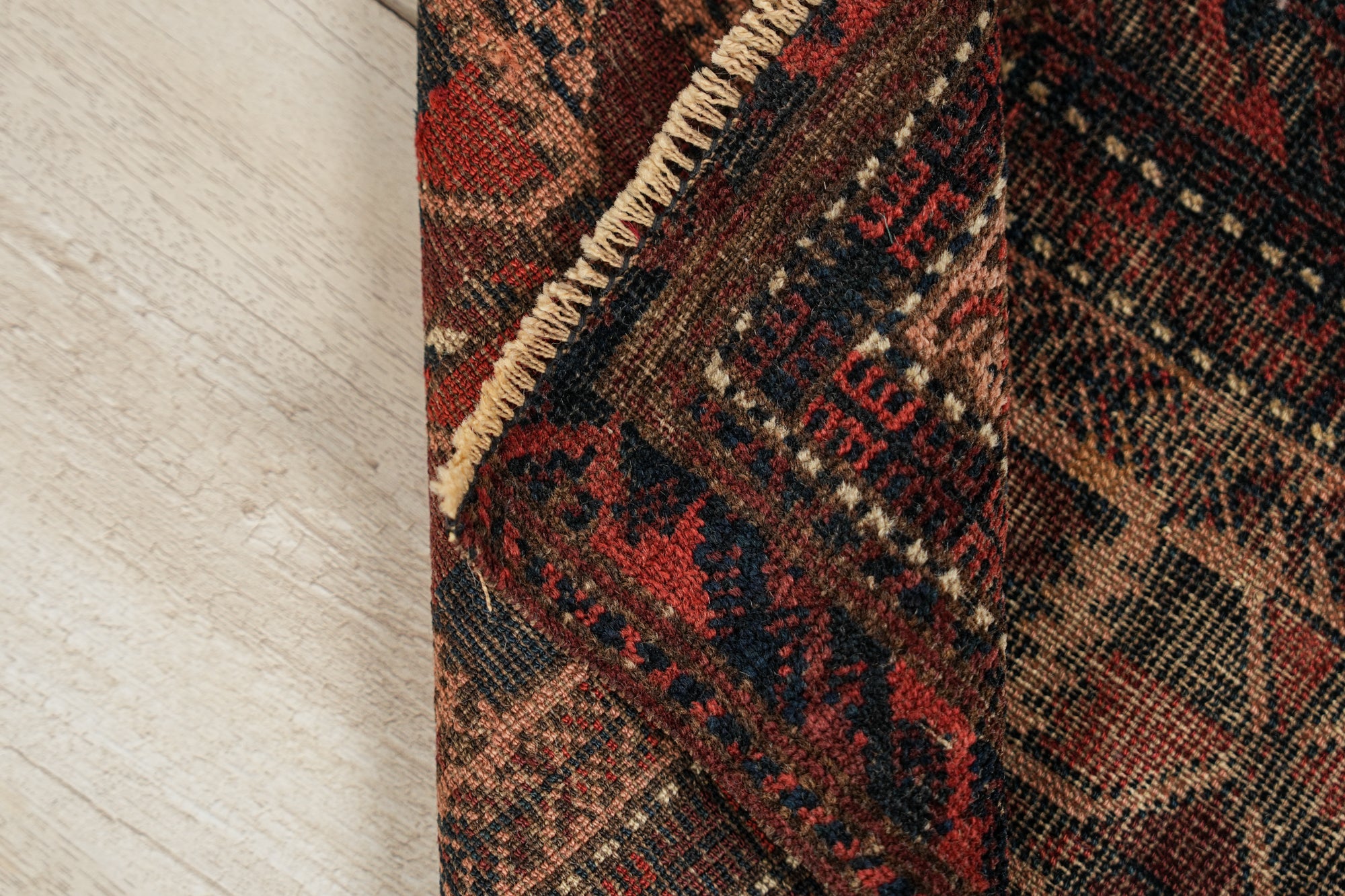 Antique Baloch Tribal Rug 2'7" x 1'2"
