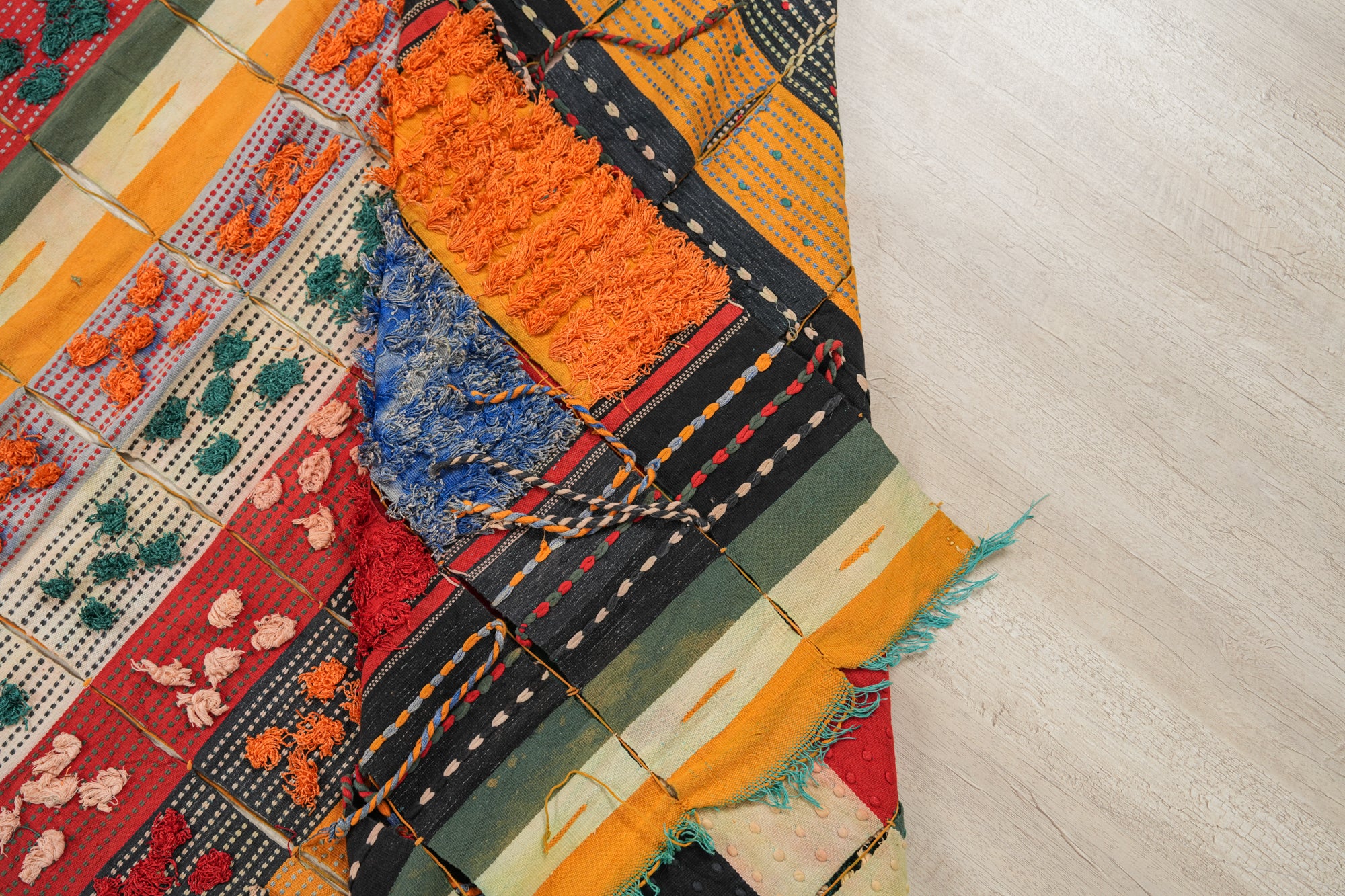 Vintage African Fulani Textile 12'2" x 5'8"