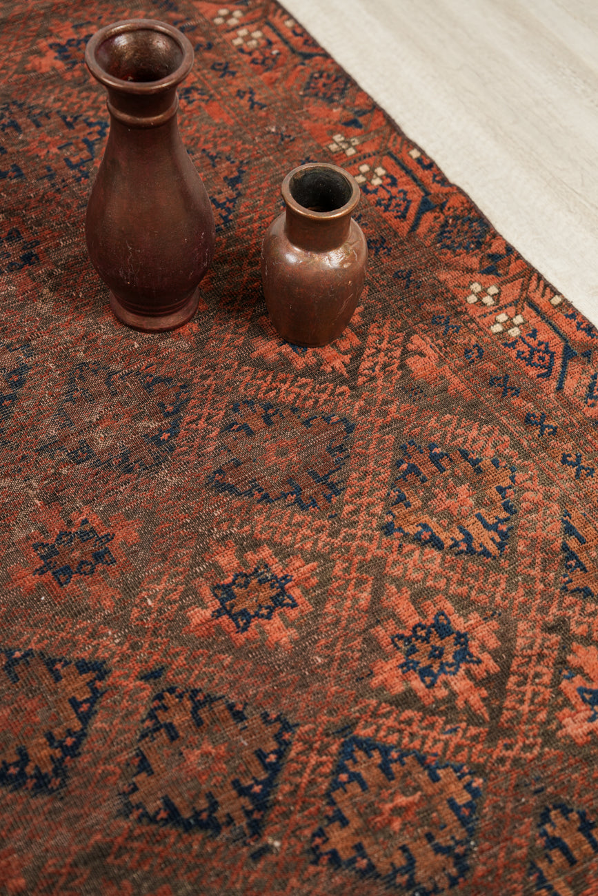 Antique TURKOMEN Rug 6'3" x 3'3"