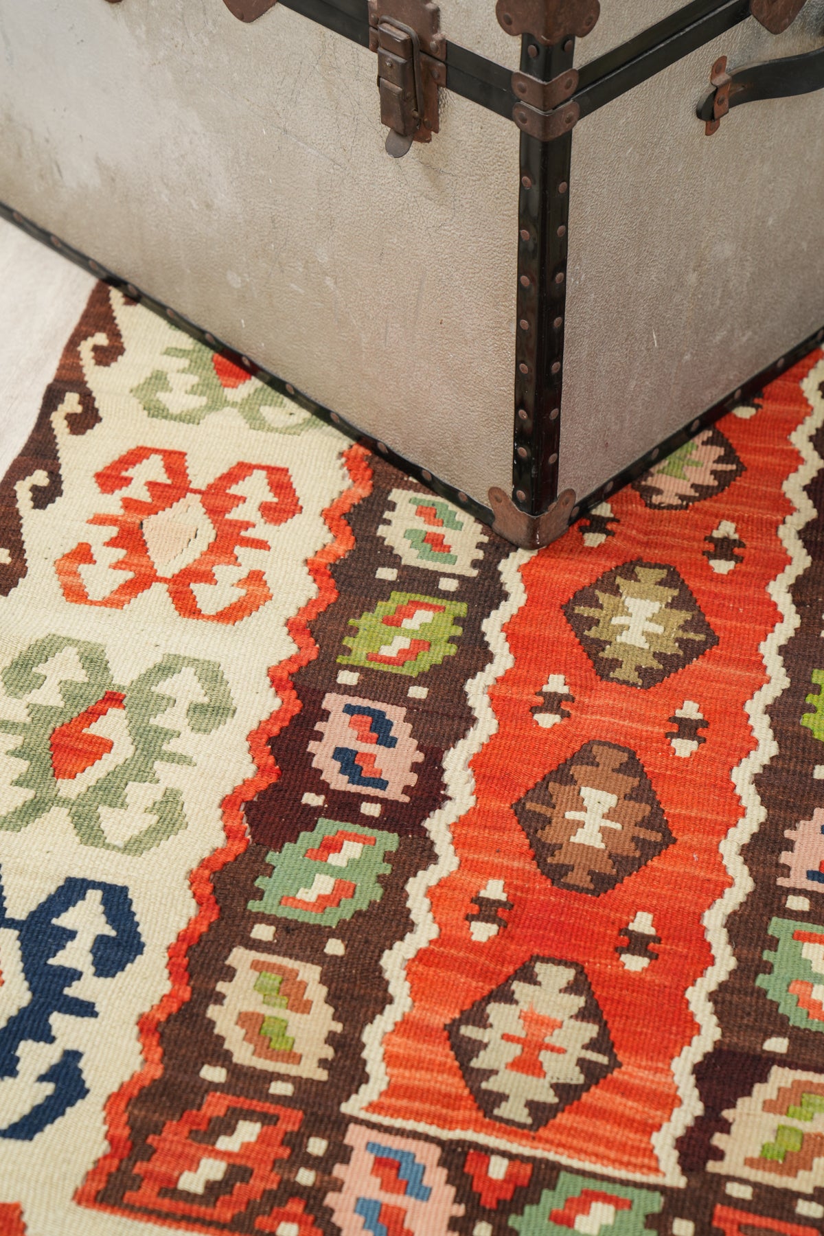 Vintage Sarkoy Kilim 6'2" x 3'5"