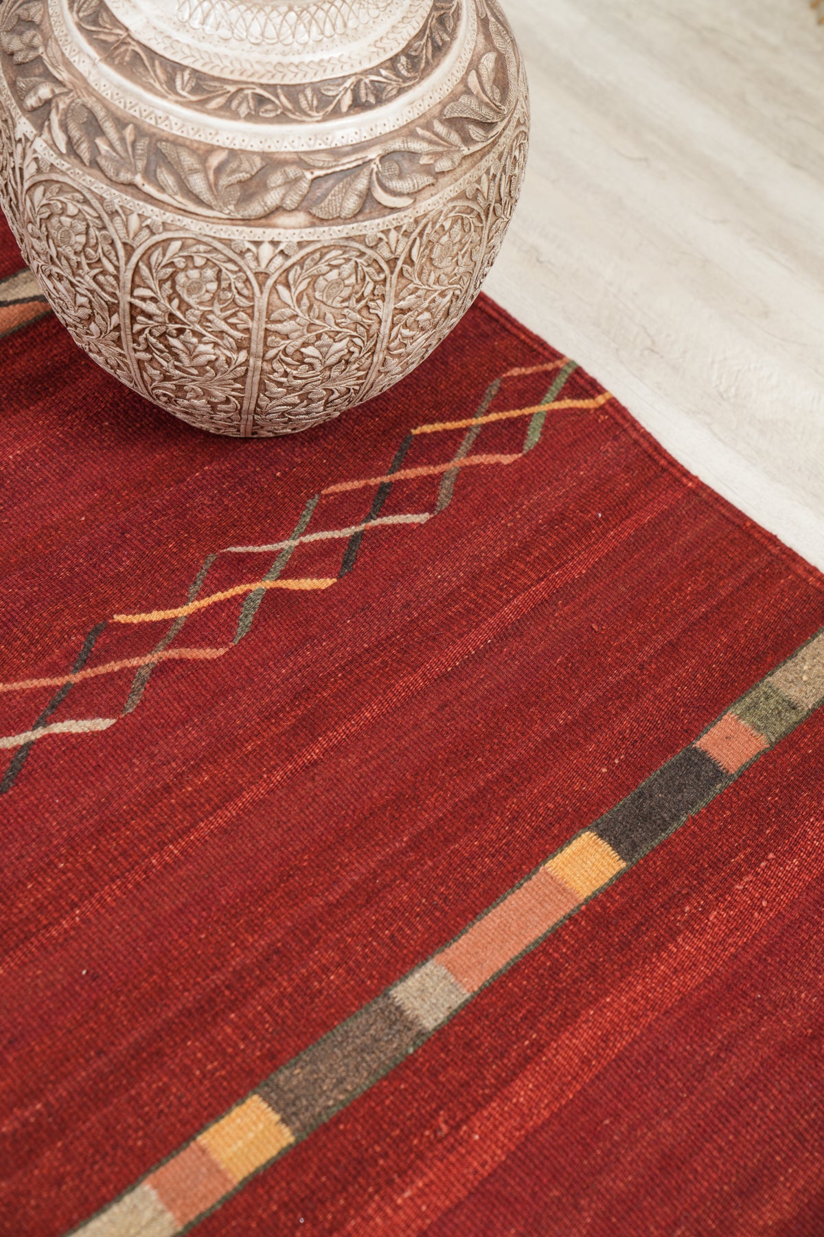 Vintage Anatolian Kilim 7'9" x 5'