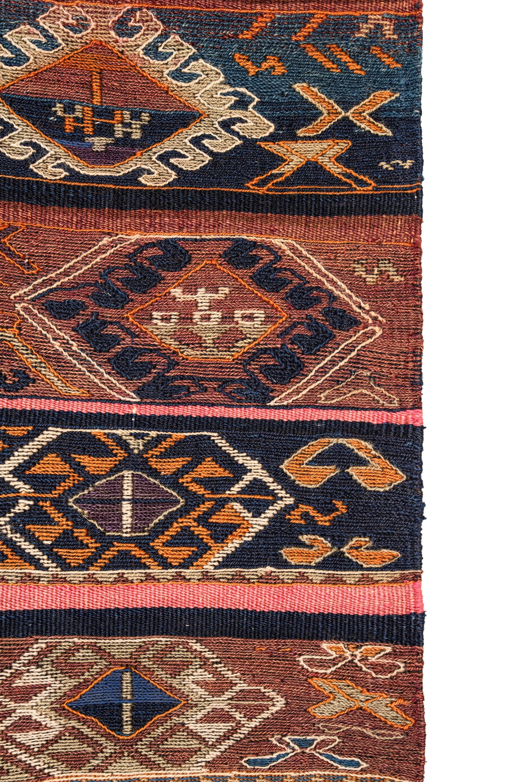 Antique Anatolian Kilim Fragment 3' X 2'4"