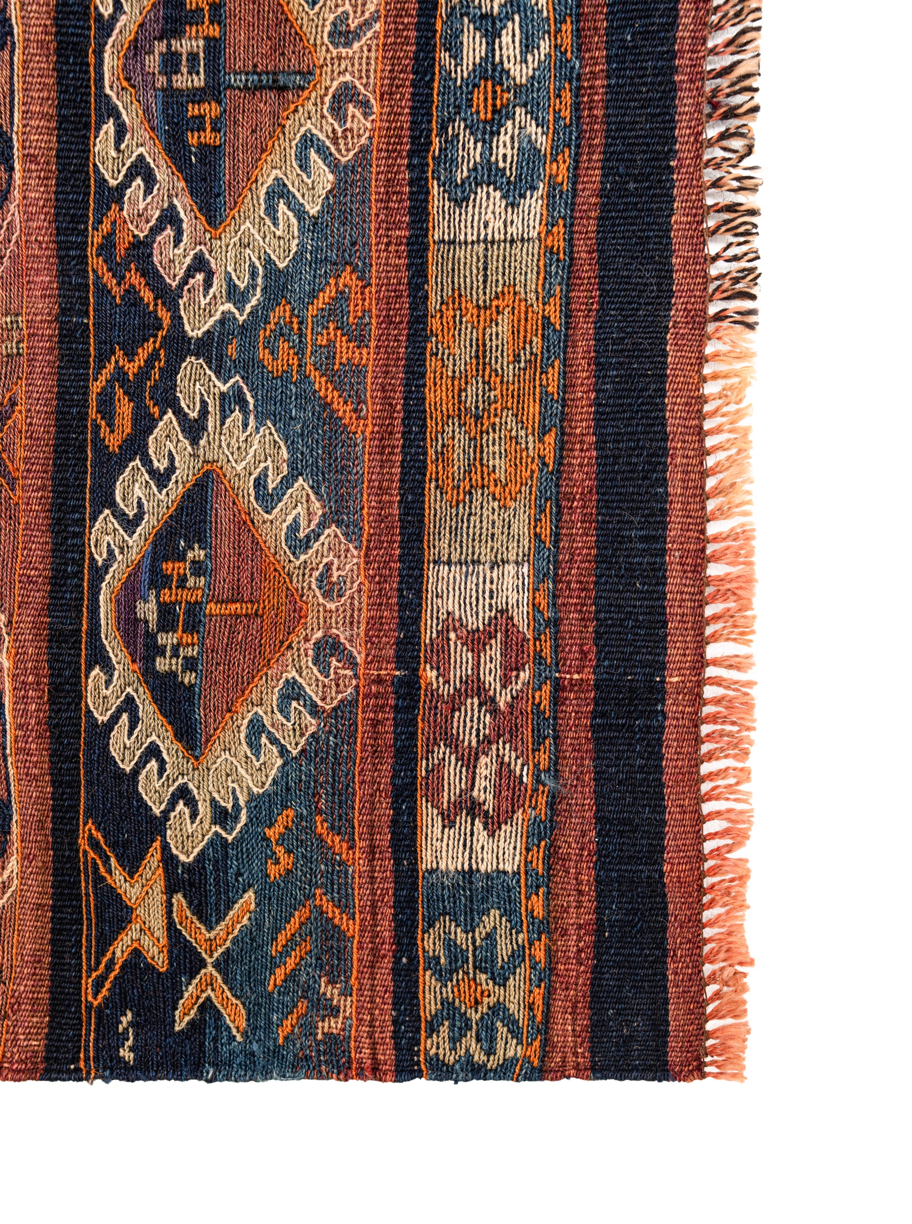 Antique Anatolian Kilim Fragment 3' X 2'4"