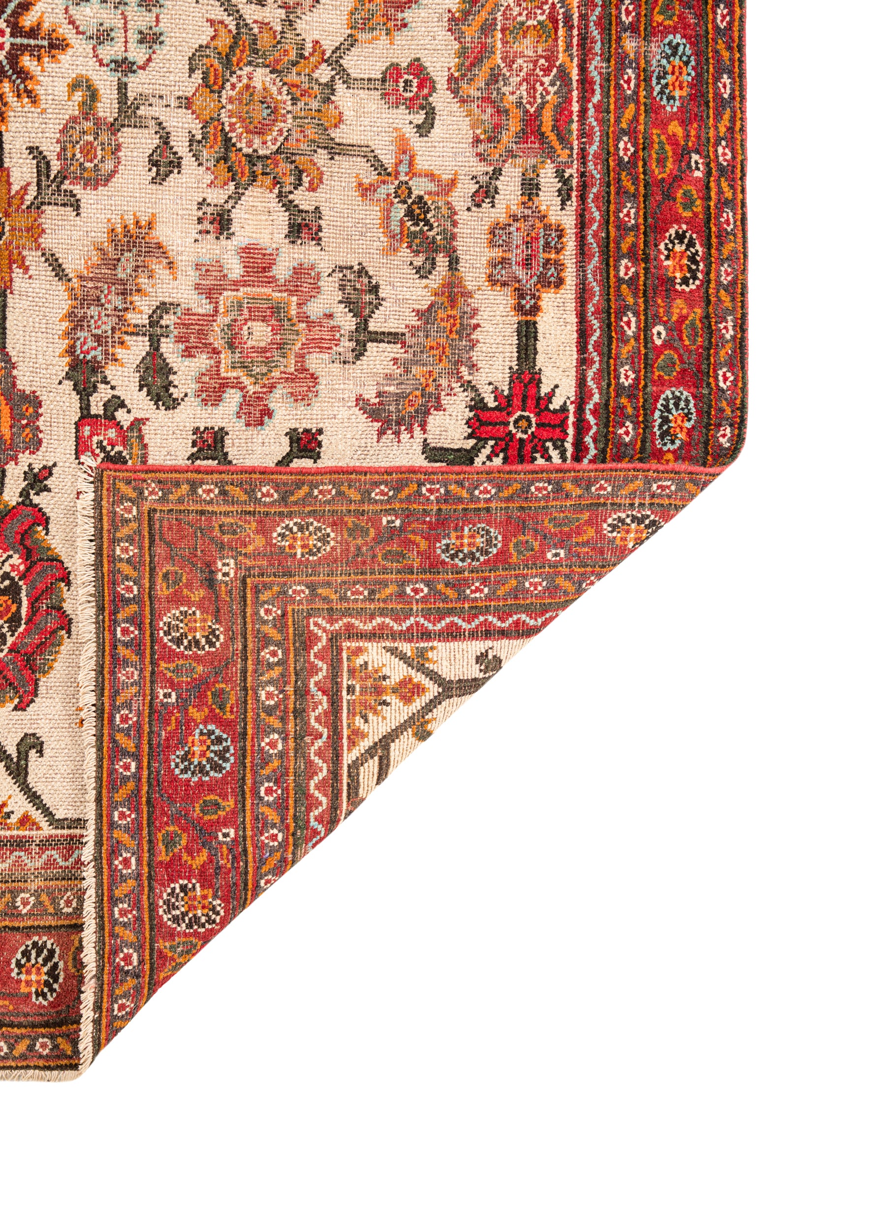 Antique Indian Agra Rug 6'10" x 4'3"