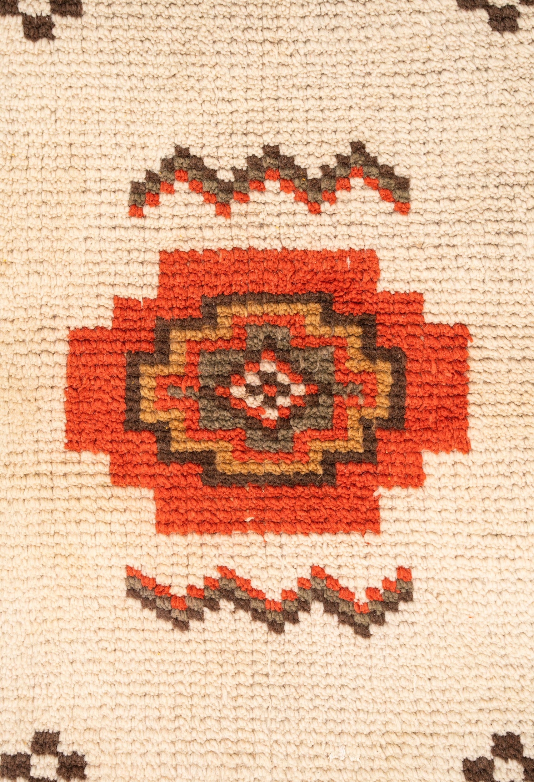 Vintage Moroccan Rug 4'2" X 2'1"