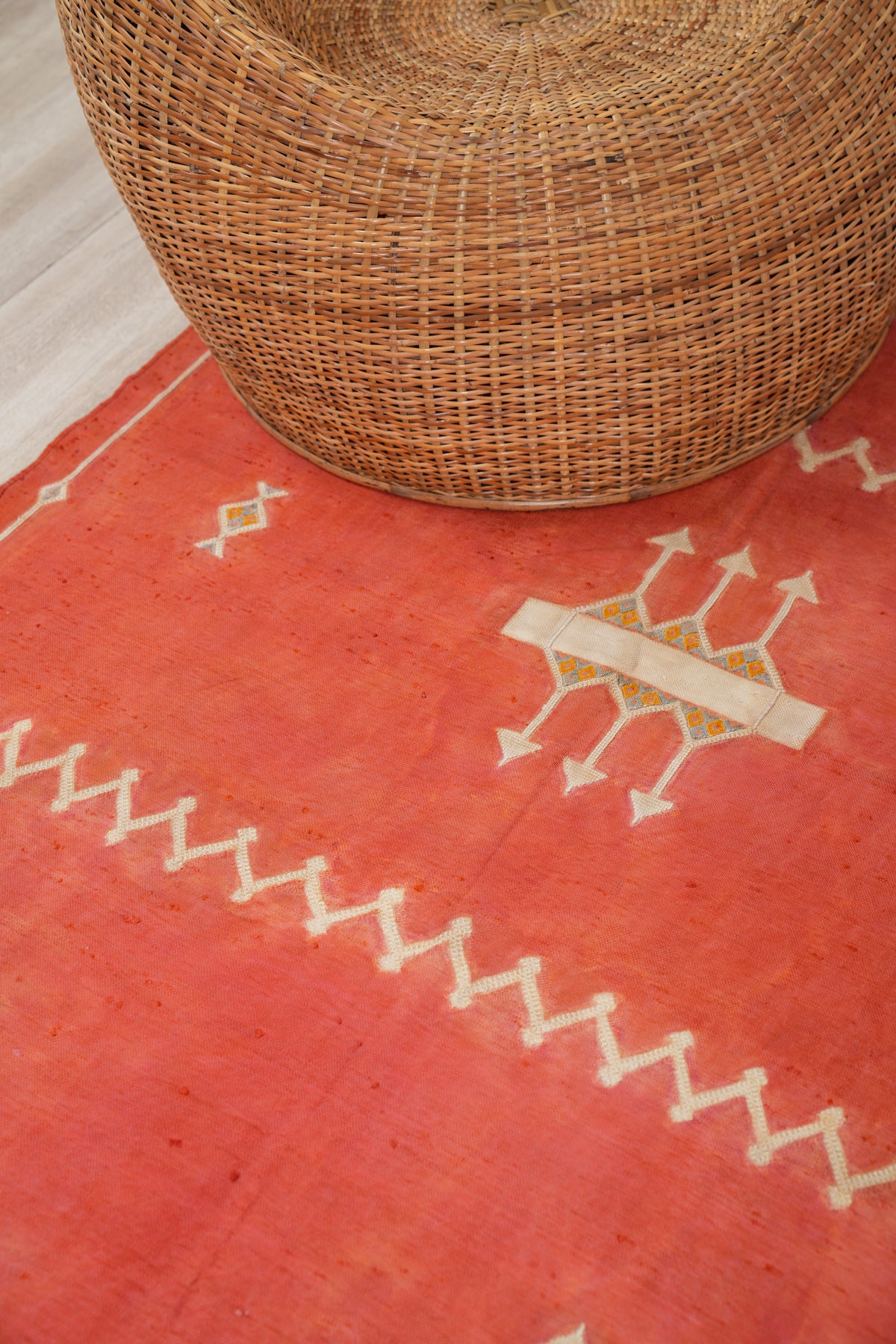Vintage Moroccan Cactus Kilim 7'6" x 4'4"