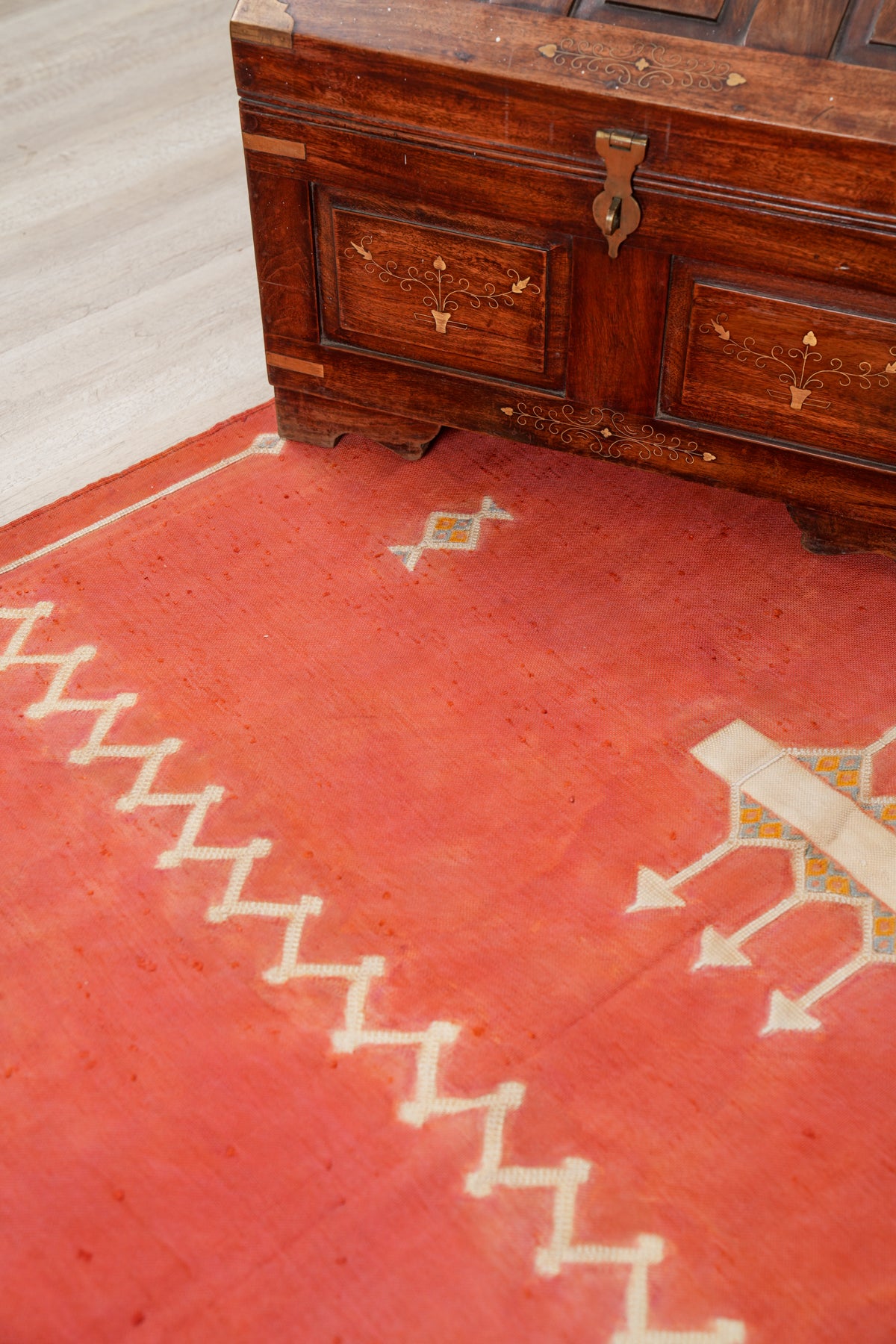 Vintage Moroccan Cactus Kilim 7'6" x 4'4"
