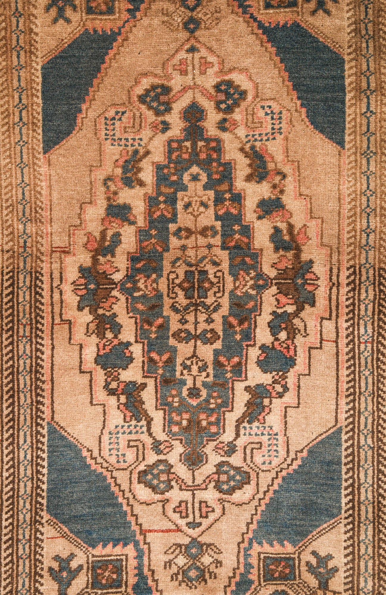 Vintage Turkish Tribal Rug 5'3" x 3'5"