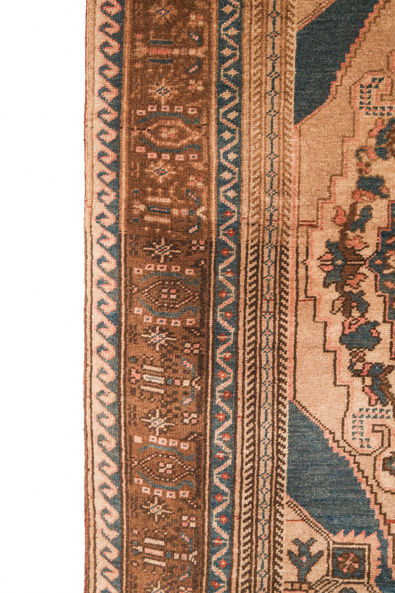 Vintage Turkish Tribal Rug 5'3" x 3'5"