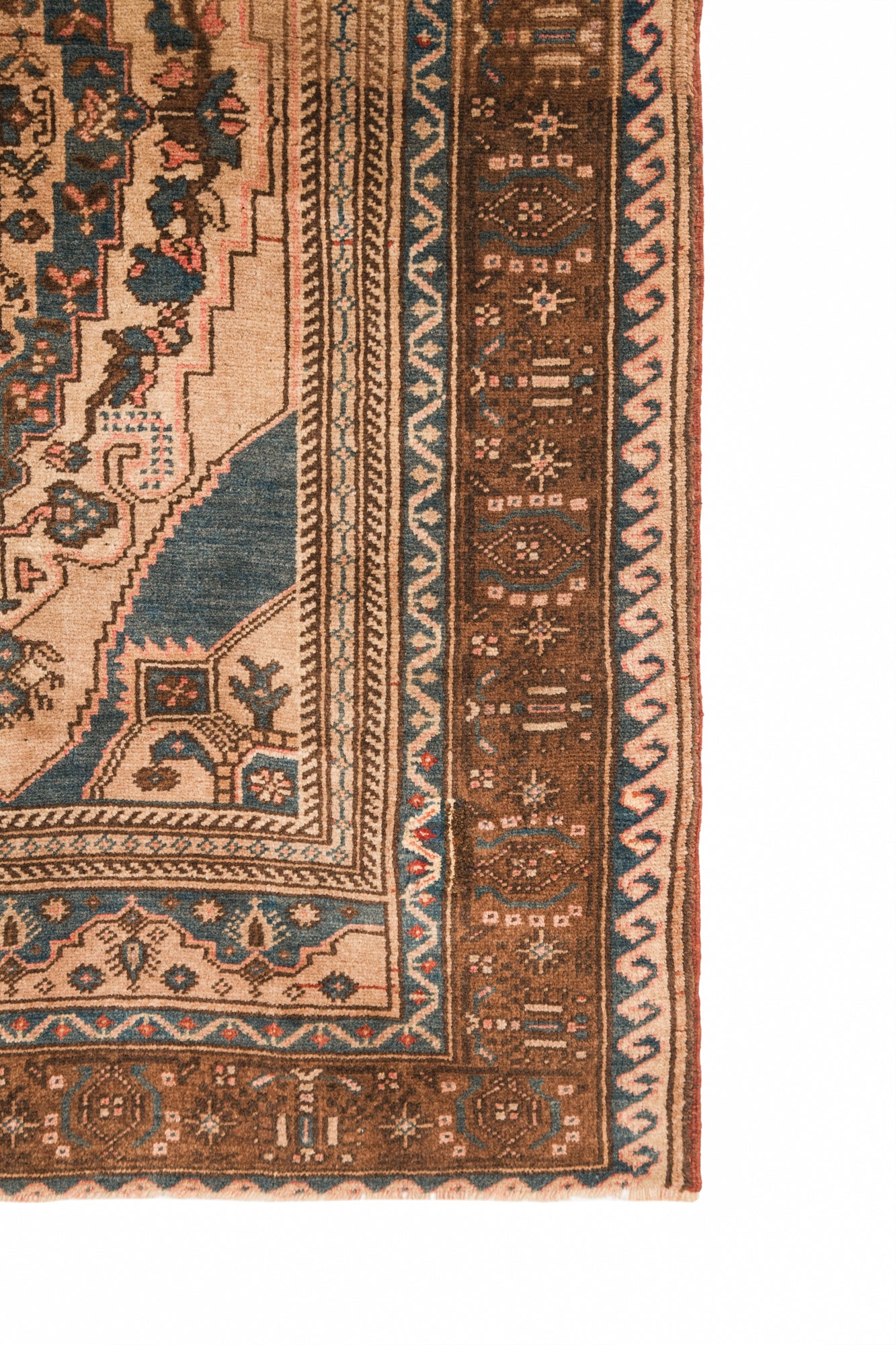 Vintage Turkish Tribal Rug 5'3" x 3'5"