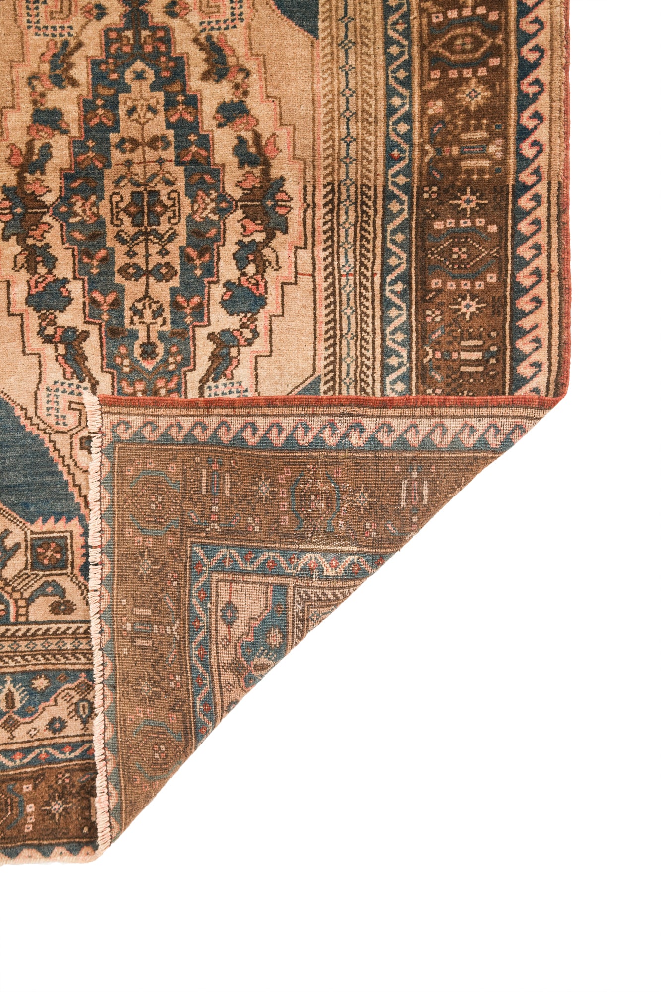 Vintage Turkish Tribal Rug 5'3" x 3'5"