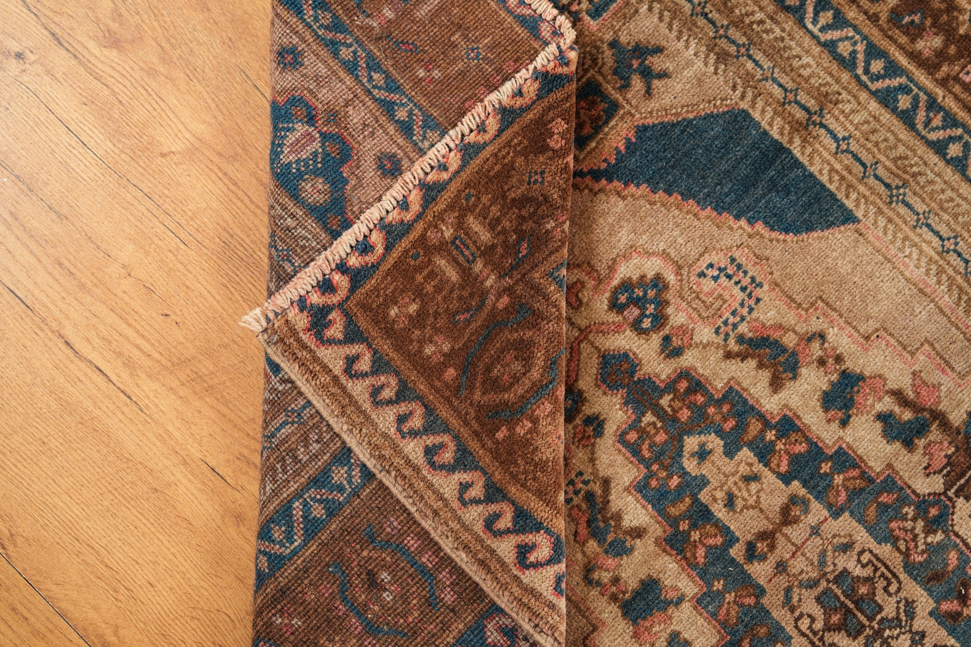 Vintage Turkish Tribal Rug 5'3" x 3'5"