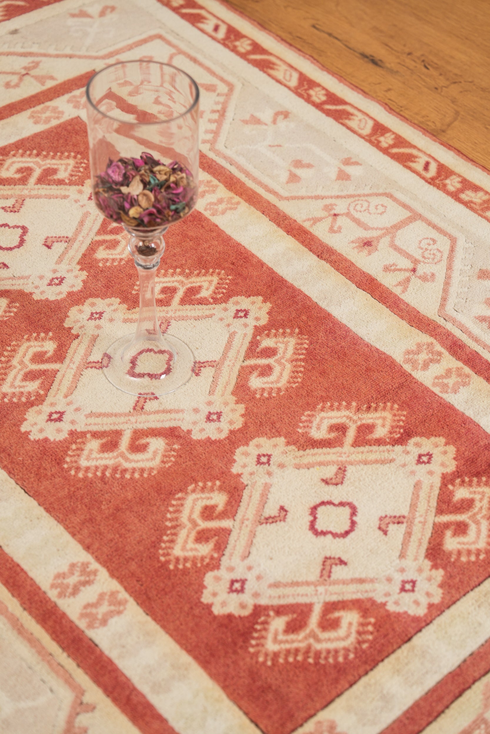 Vintage Turkish Milas Rug 5'9" x 4'3"