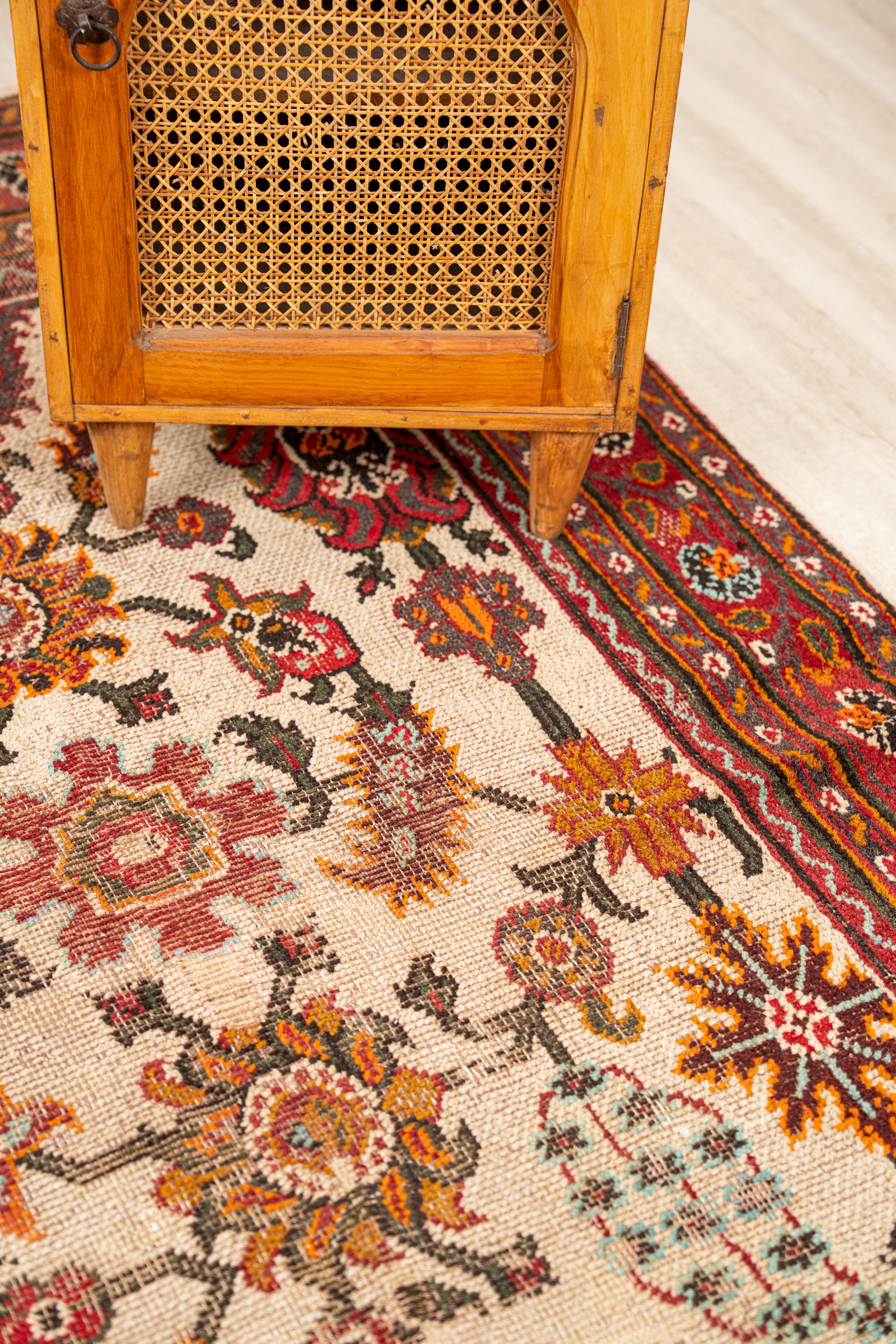 Antique Indian Agra Rug 6'10" x 4'3"