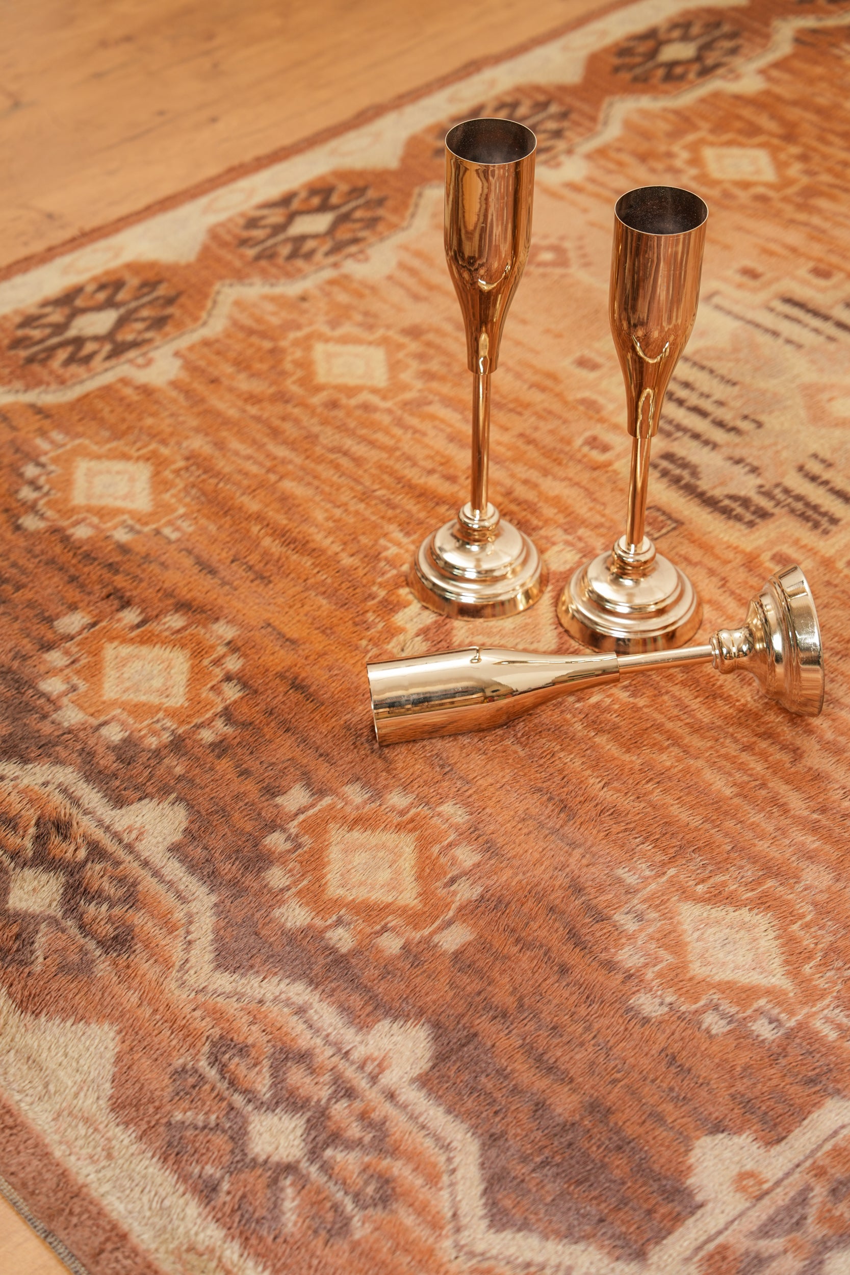 Vintage Danish Rya Rug 7'2" x 5'1"