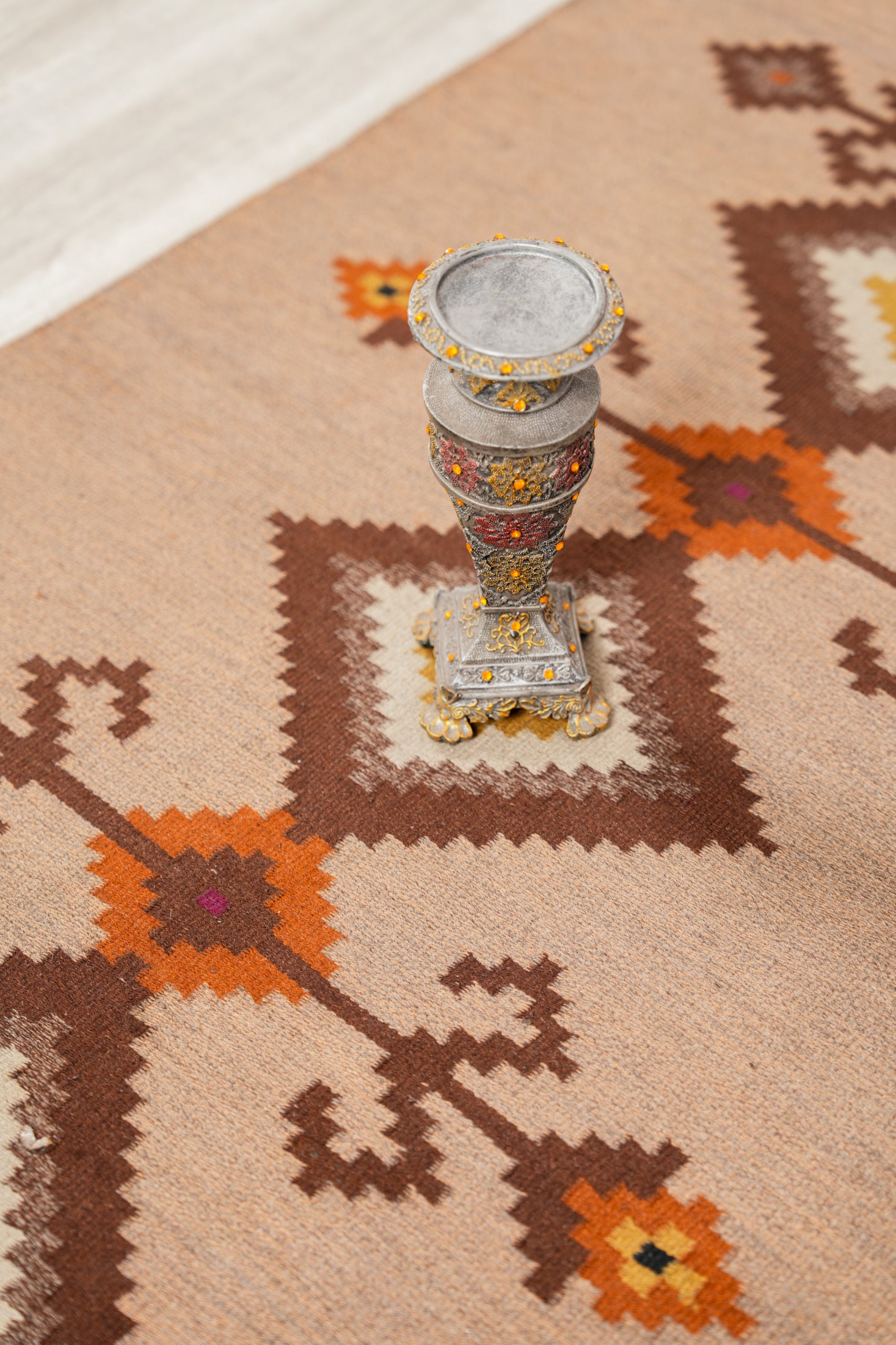 Vintage Scandinavian Kilim 6' X 2'7"