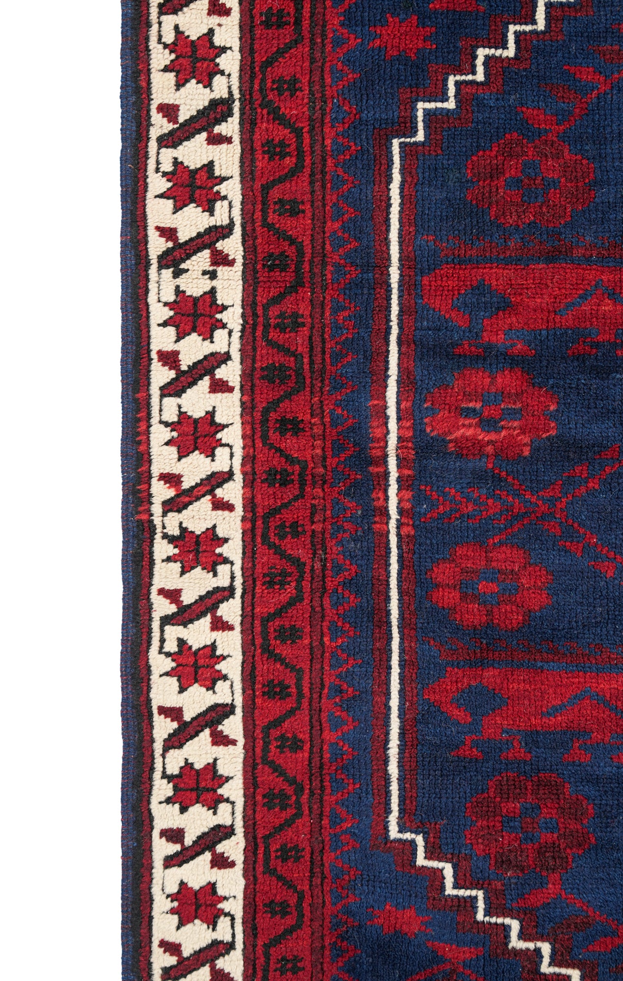 Vintage Turkish Tribal Rug 4'4" x 2'7"
