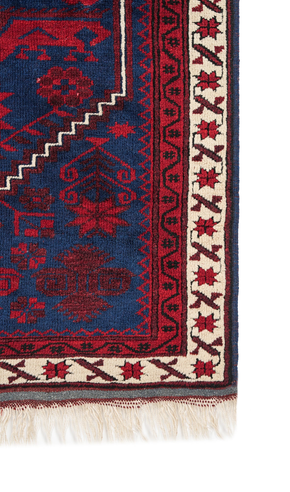 Vintage Turkish Tribal Rug 4'4" x 2'7"