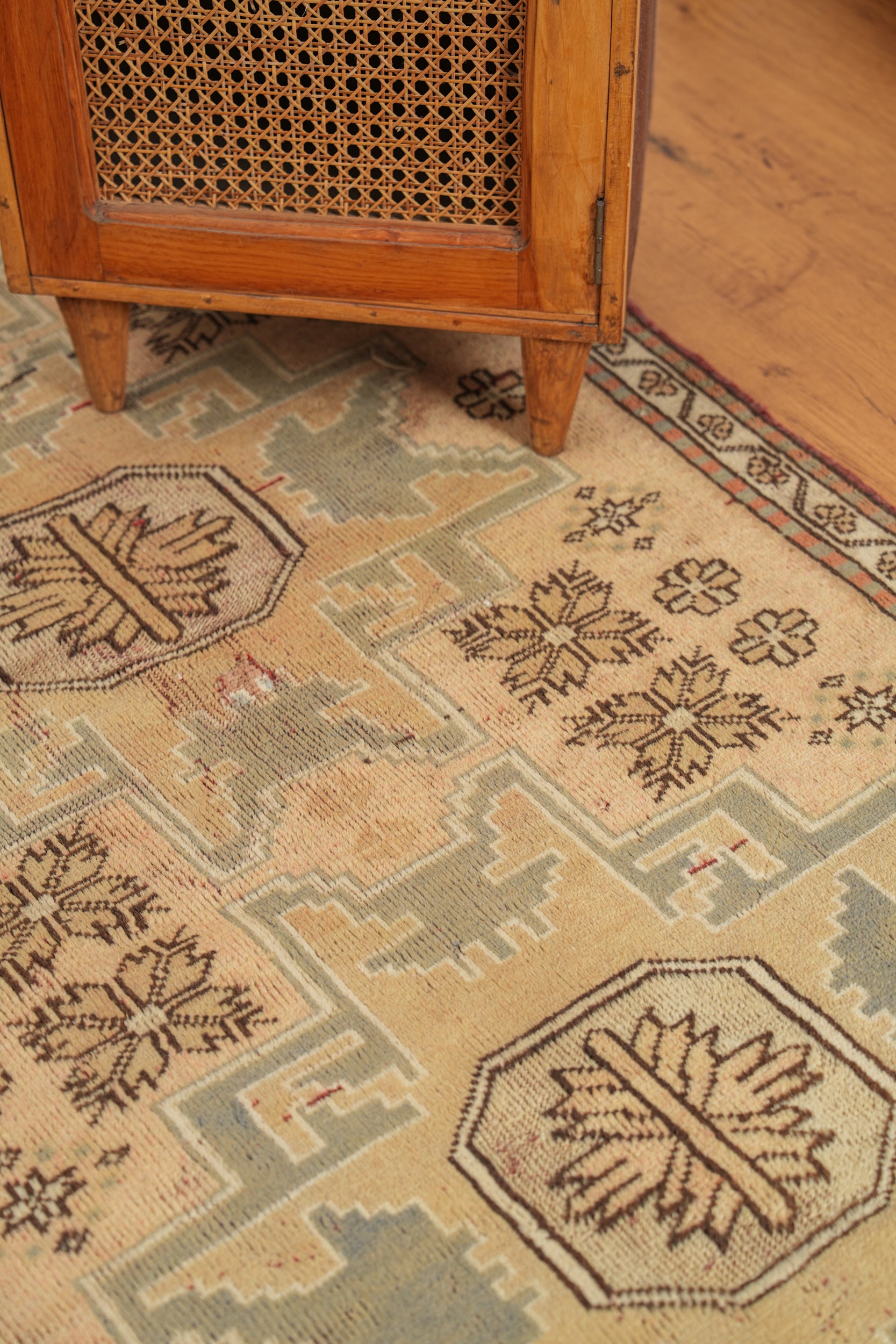 Vintage Turkish Shirvan Rug 6' X 3'4"