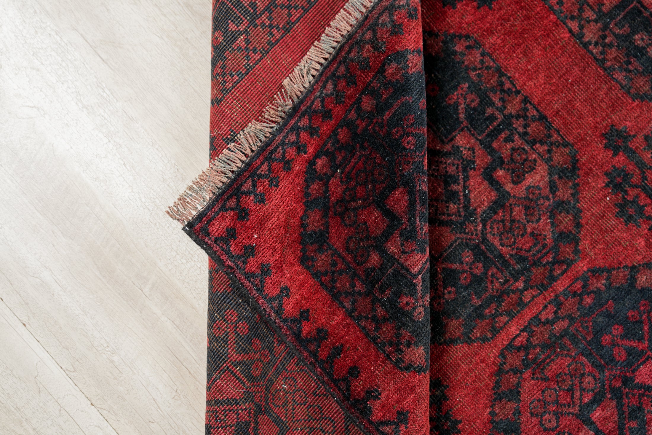 Vintage Turkmen Ersari Rug 7'7" x 4'4"