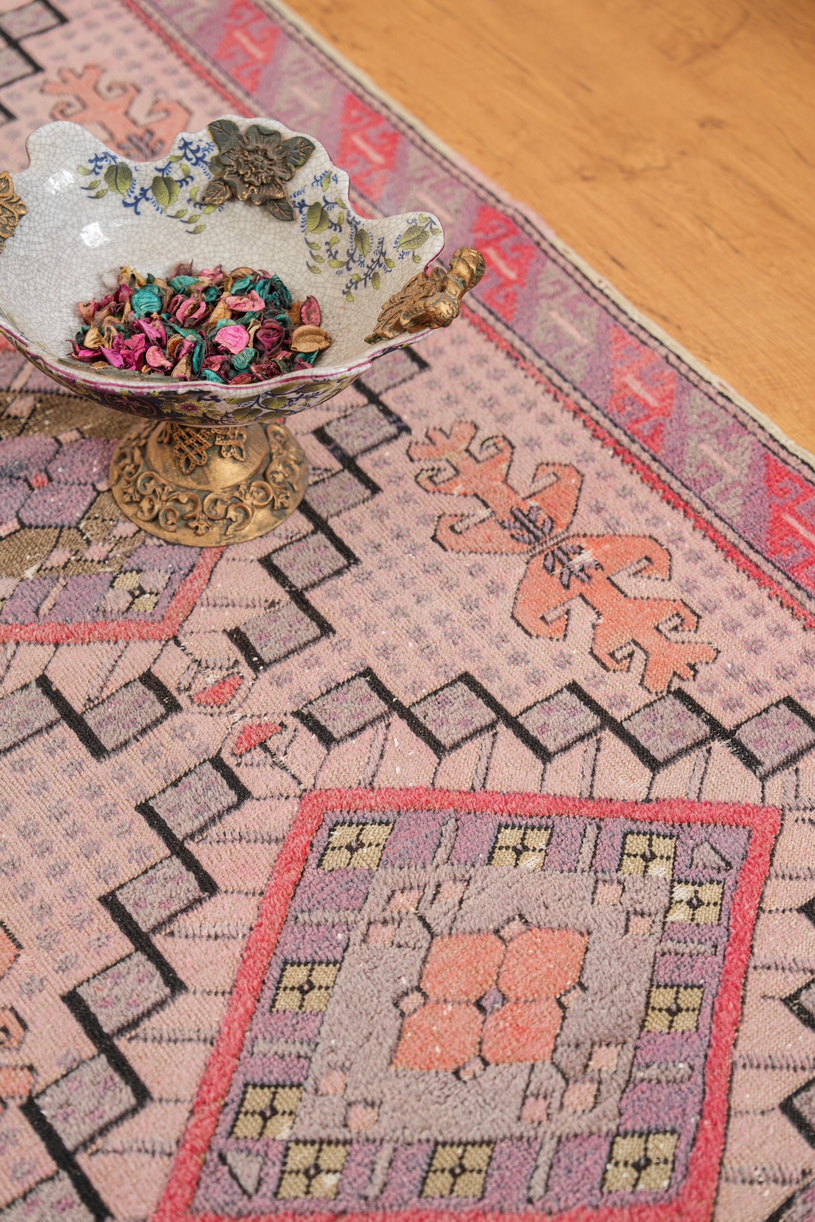 Vintage Caucasian Shirvan Rug 5'7" x 3'2"