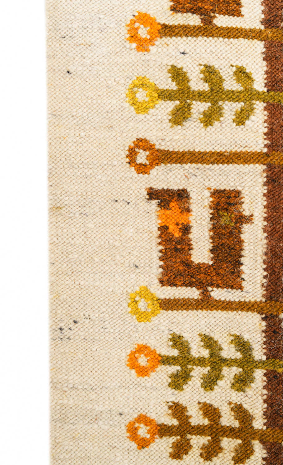 Vintage Scandinavian Folk Kilim 3'5" x 2'