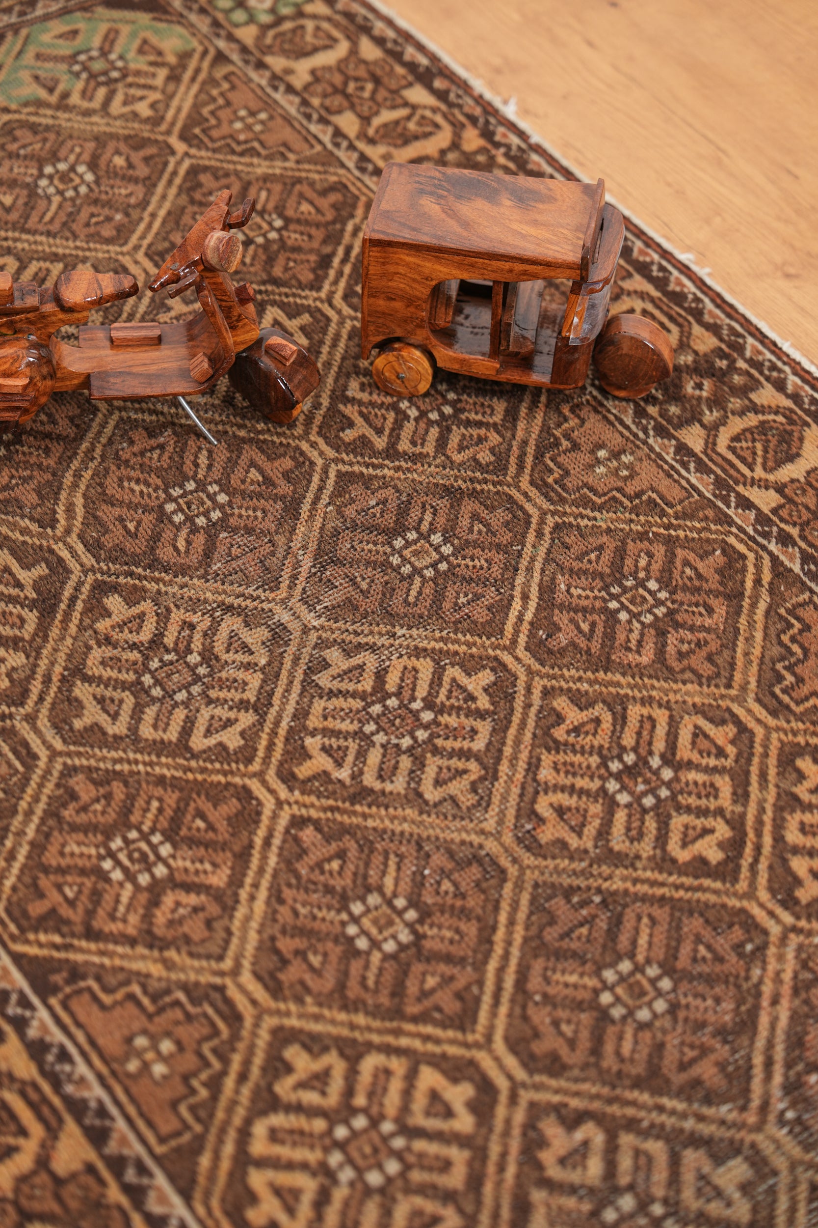 Vintage Baloch Rug 4'10" x 2'8"