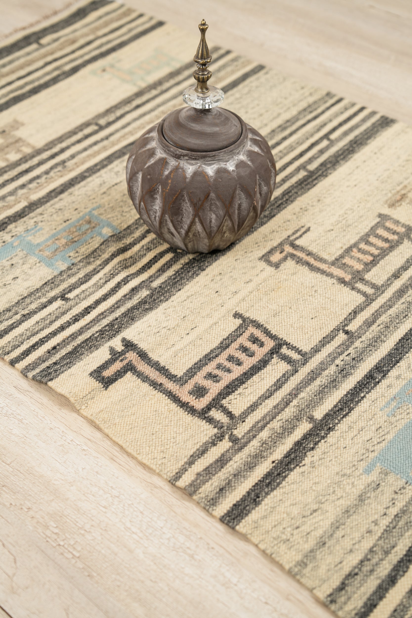 Vintage Moroccan Kilim 4'8" X 2'5"